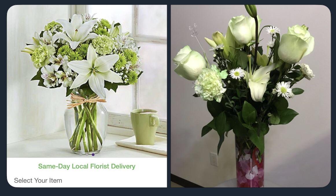 1800 flowers really lowered the bar on expectation vs reality r