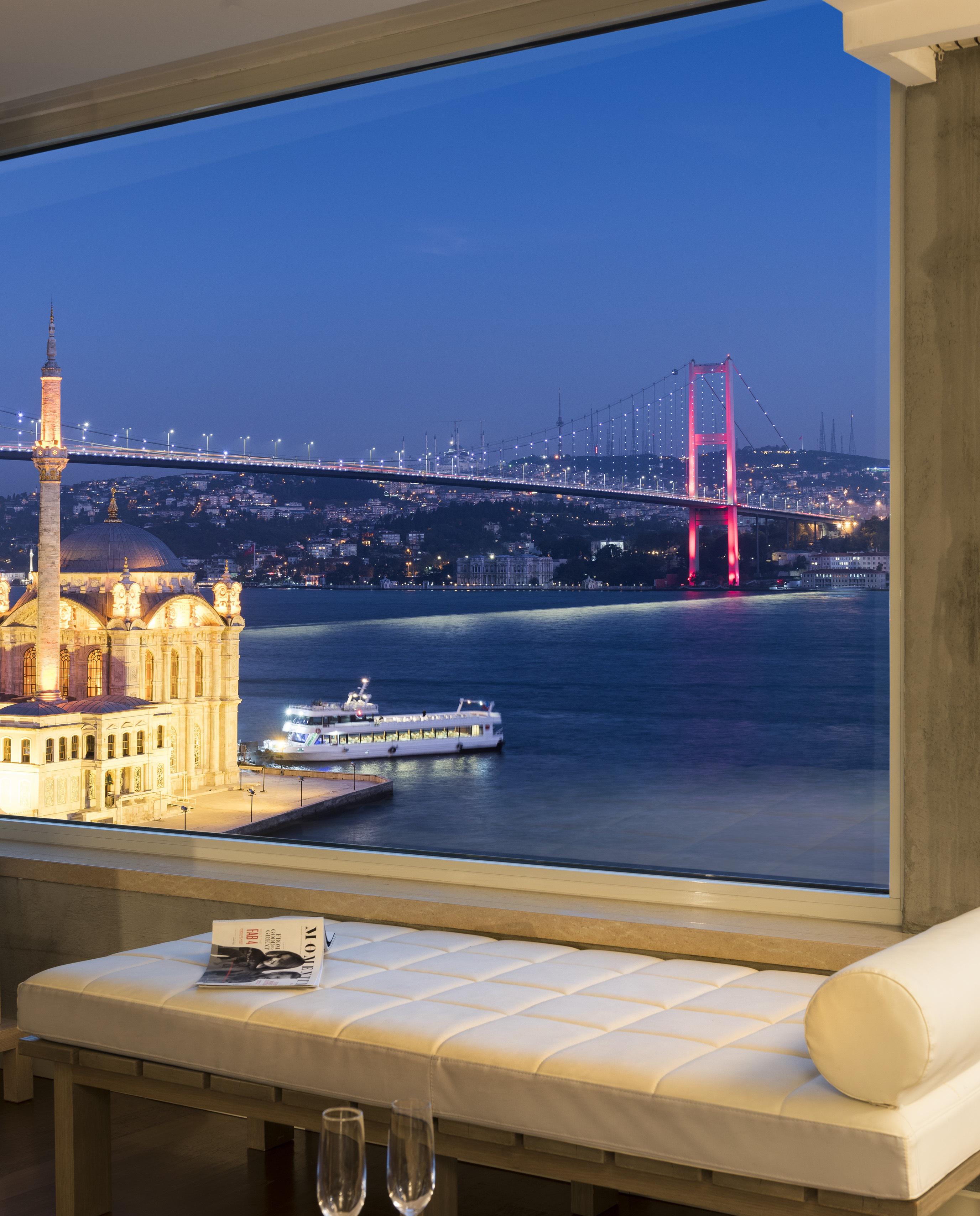 The Bosphorus view from a hotel room in Istanbul, Turkey ViewPorn