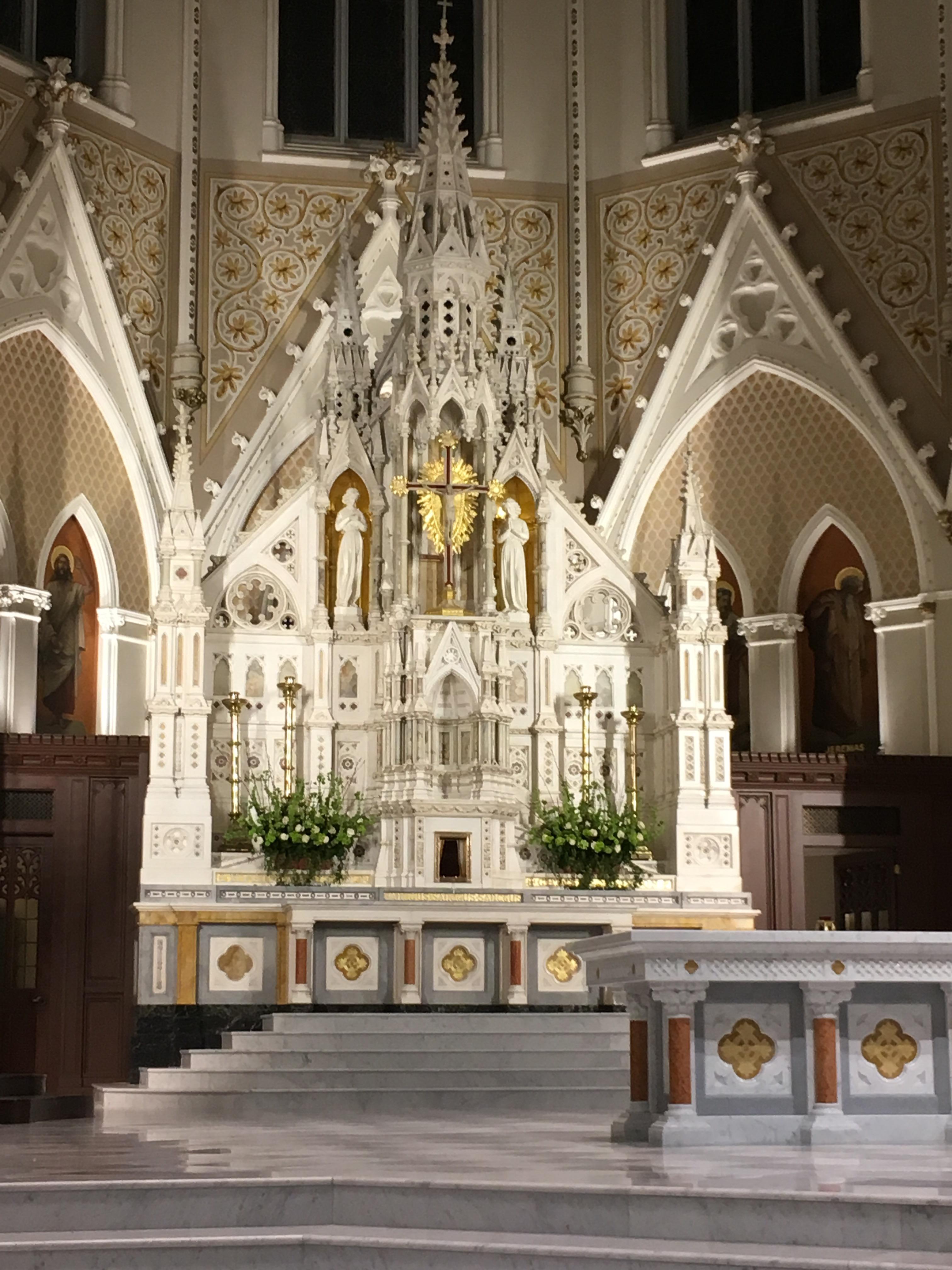 The Cathedral of the Holy Cross in Boston was recently renovated and