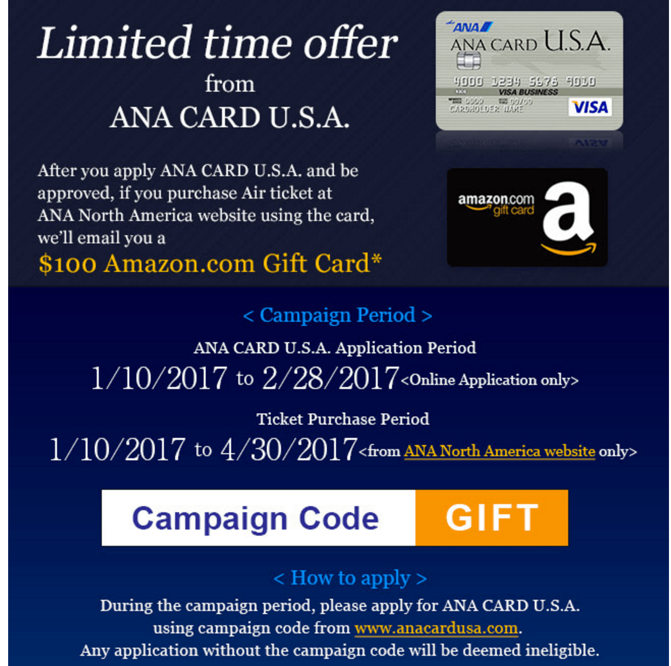 ANA Card USA churning