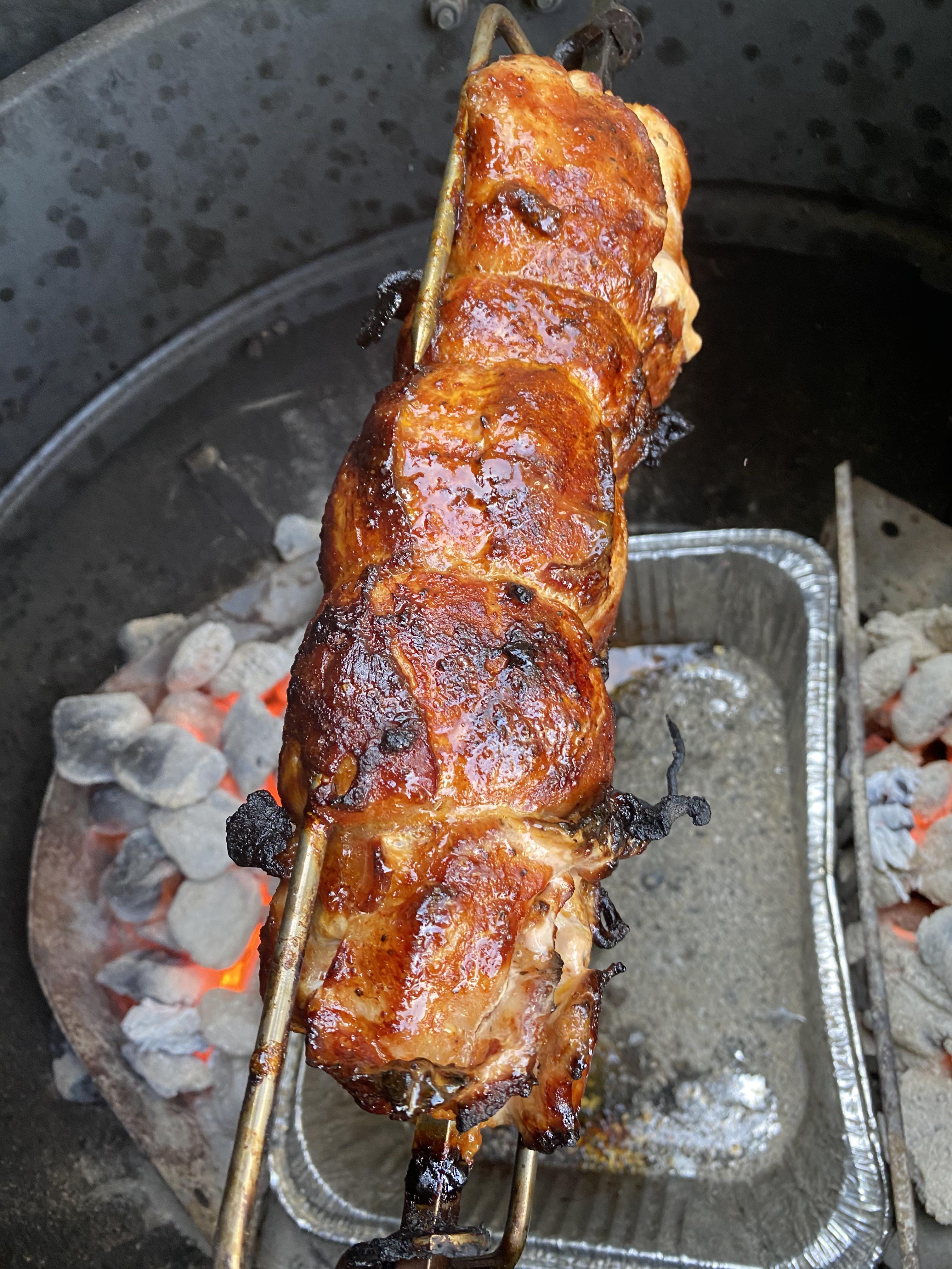 Rotisserie pork loin turned out amazing. r/BBQ