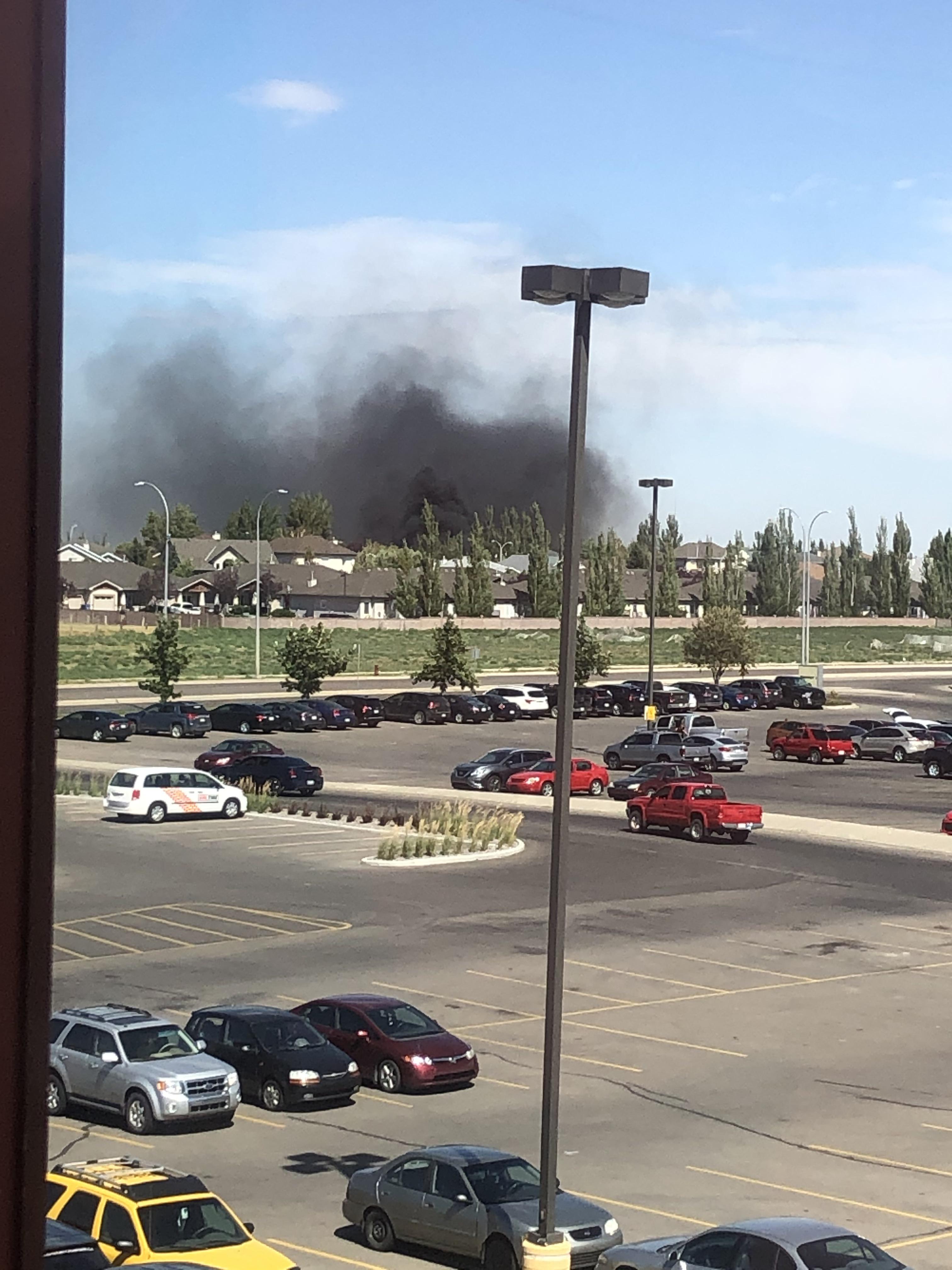 Big fire south side by superstore r/Lethbridge