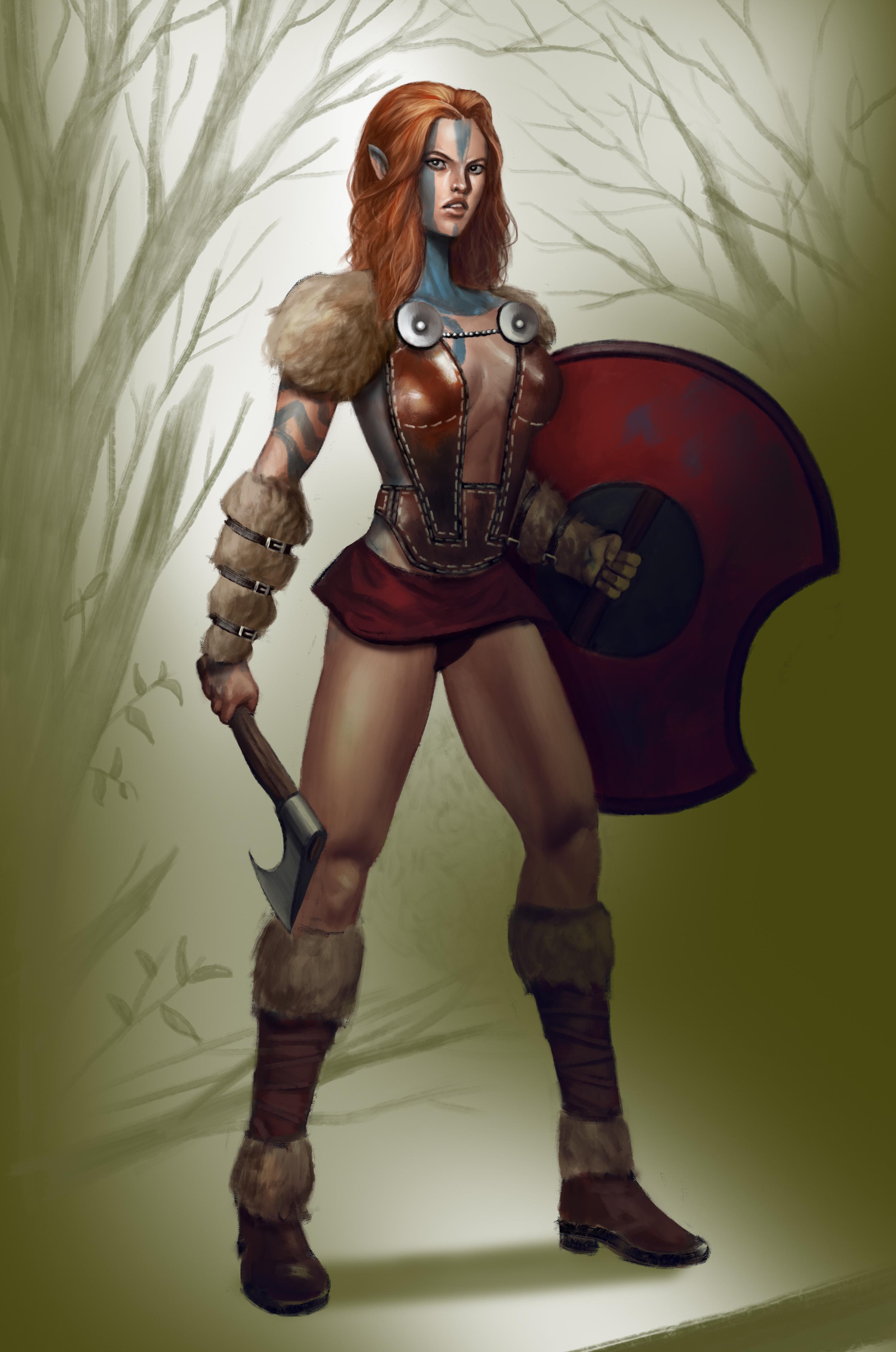 Barbarian Elf by kakakatana r/Dungeons_and_Dragons