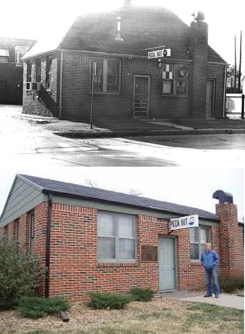 The original Pizza hut, Wichita, Kansas 1958, it is now occupied by the