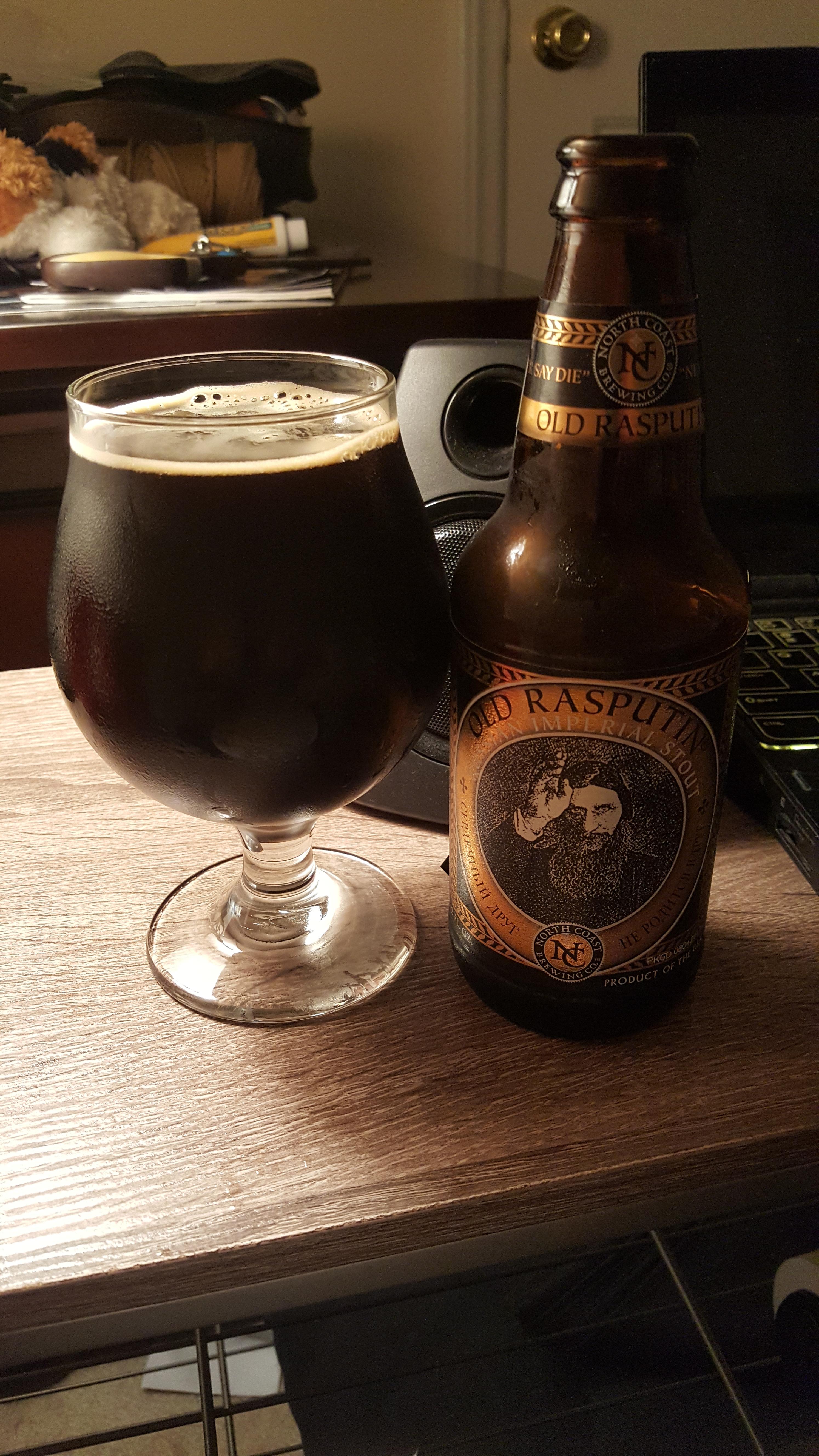 The Old Rasputin Russian Imperial Stout by North Coast Brewing Co. r