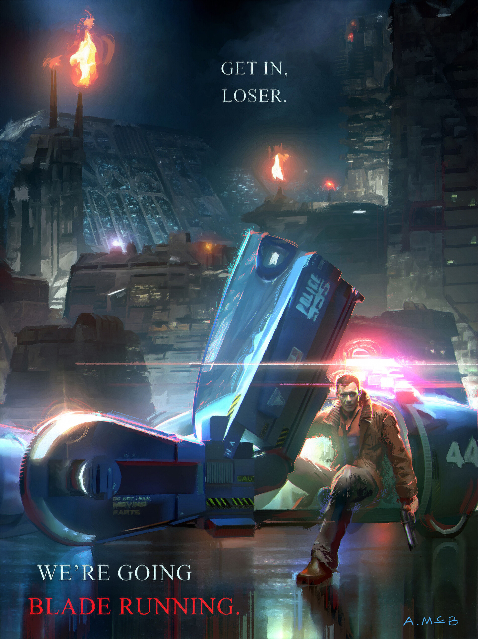 Blade Runner Fan Art by Lucasfilm Artist Aaron McBride r/bladerunner
