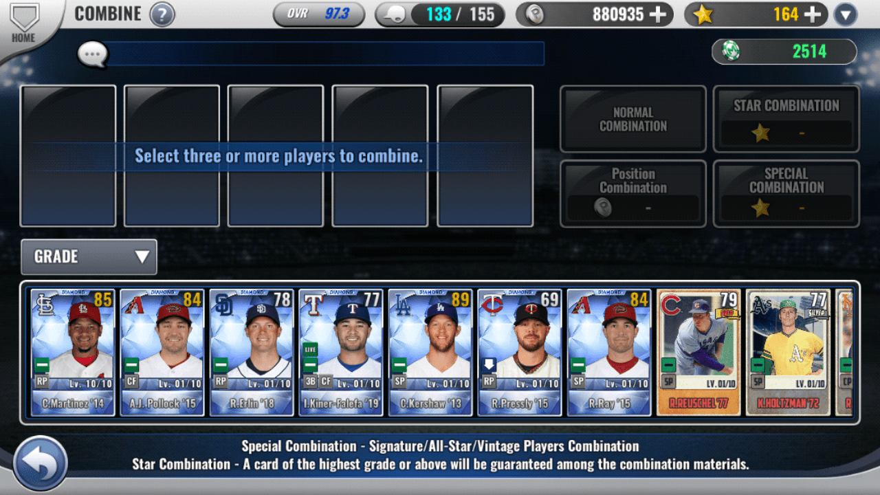 What should I do with these diamonds?Special training or Combos? r/MLB_9Innings