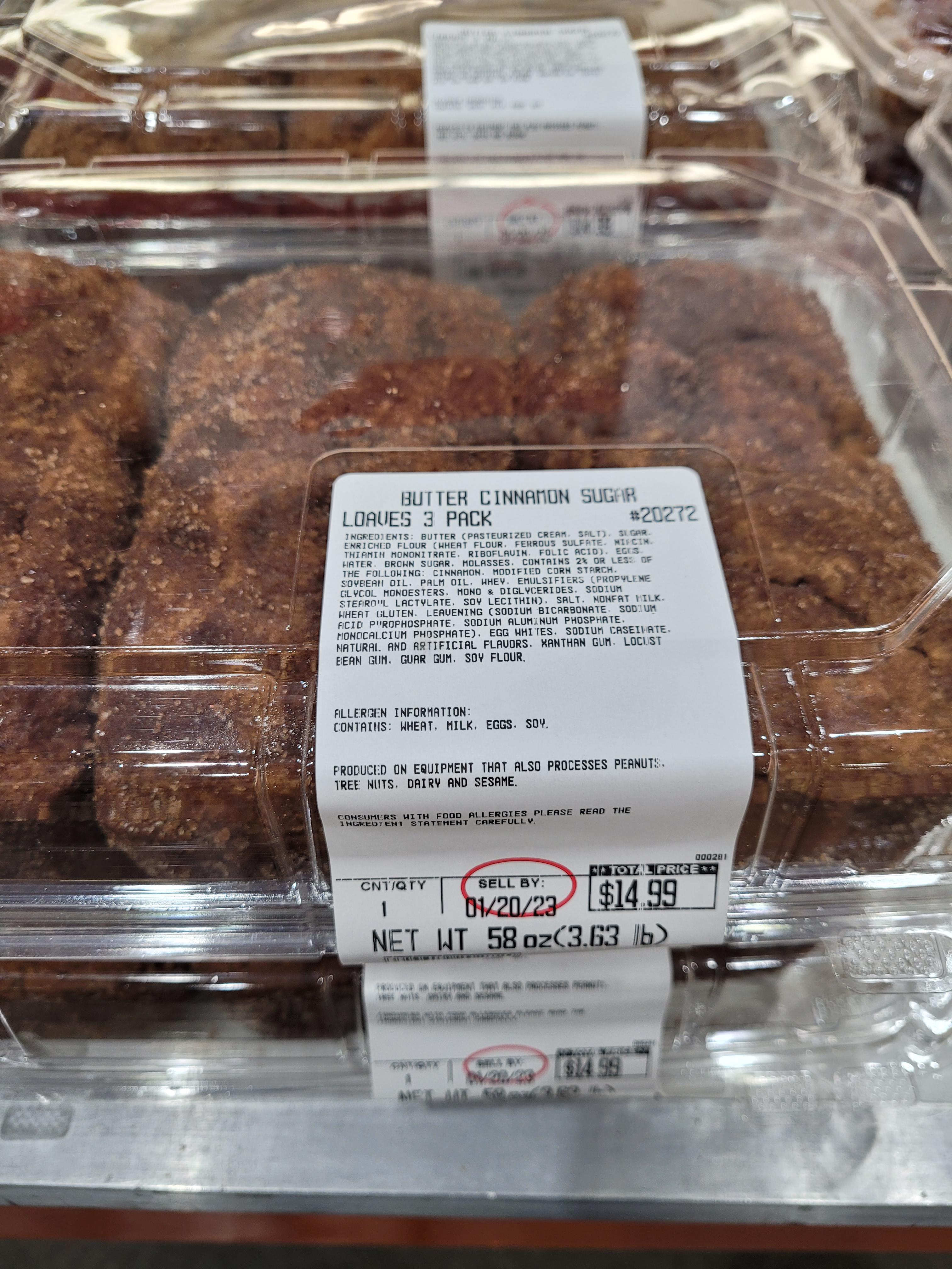 What New Year's resolution? Butter cinnamon loaves are back! Houston TX