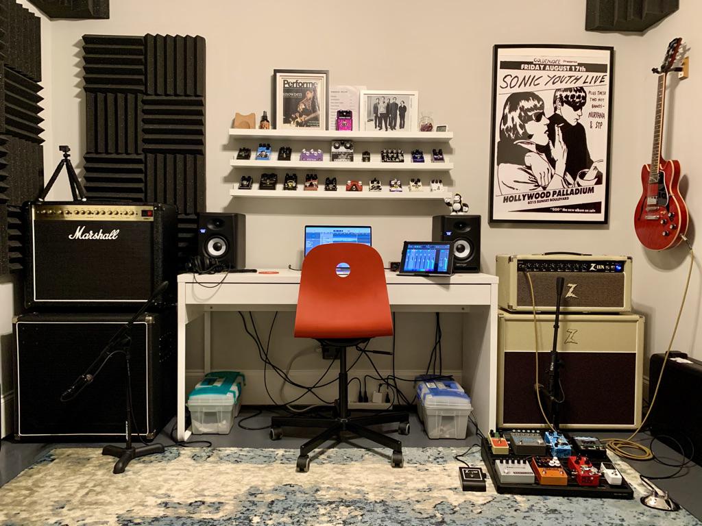 Pedal shelves and board for new recording setup guitarpedals