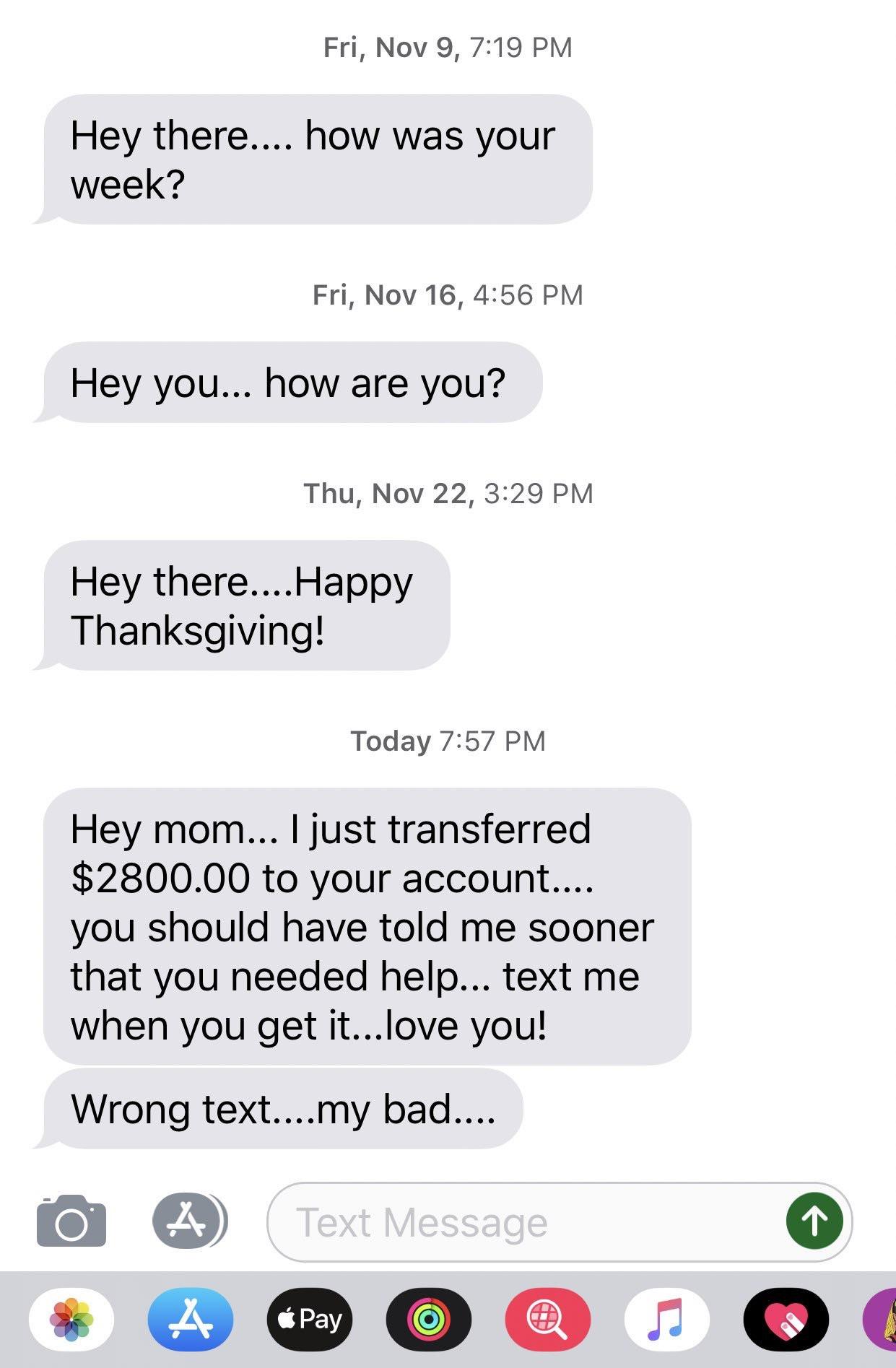 The accidental text on purpose curb