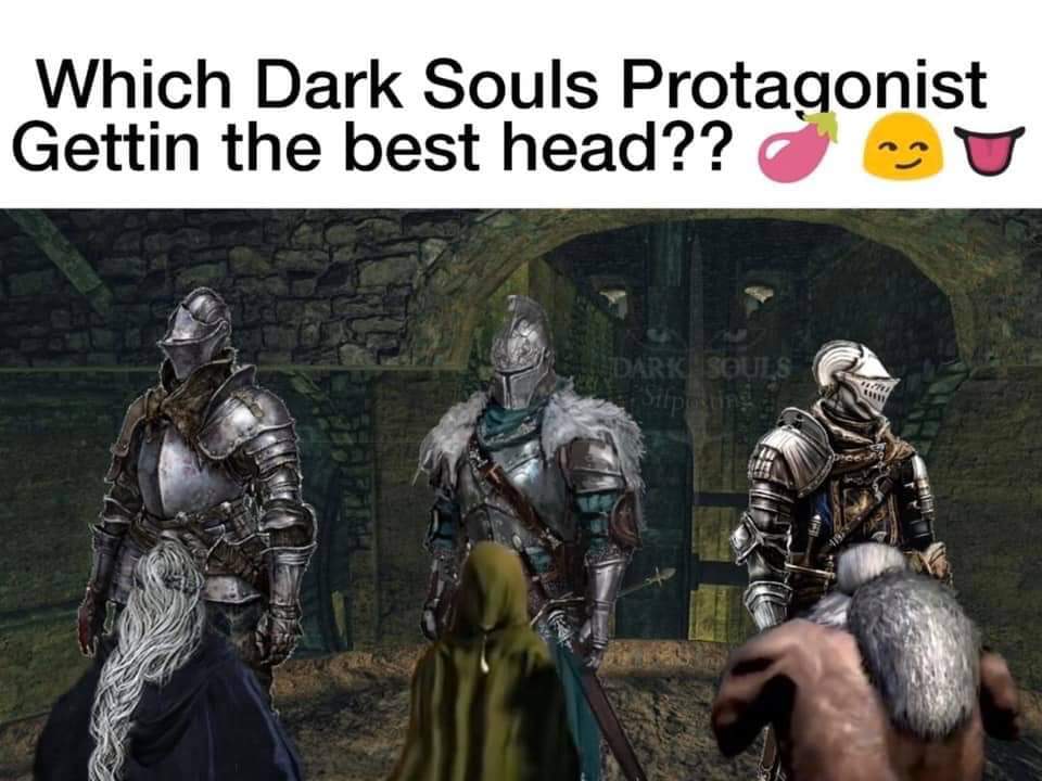 Andre knows how to work that steel shittydarksouls