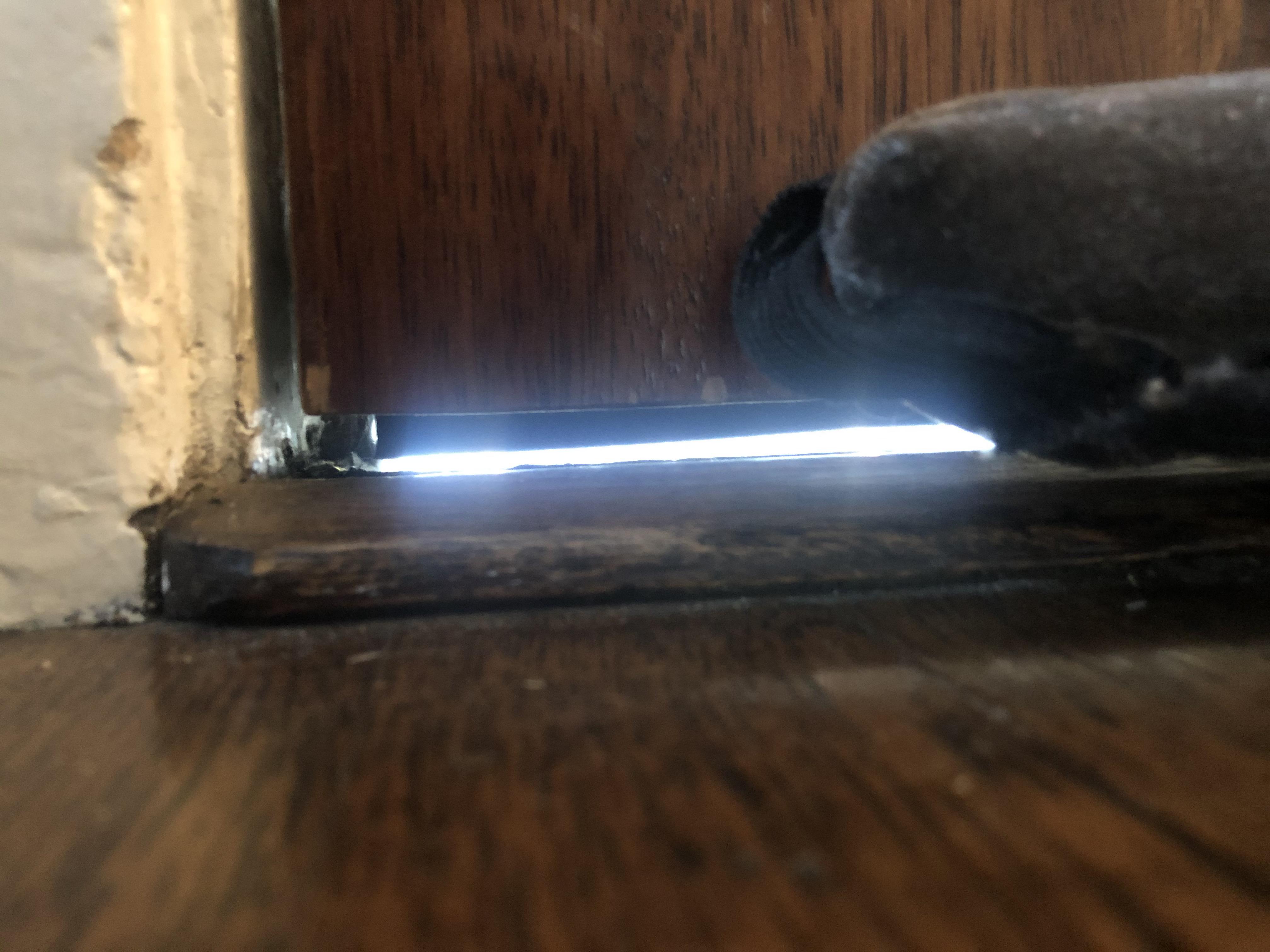 How do I fix this gap in my front door? : r/FixerUpper