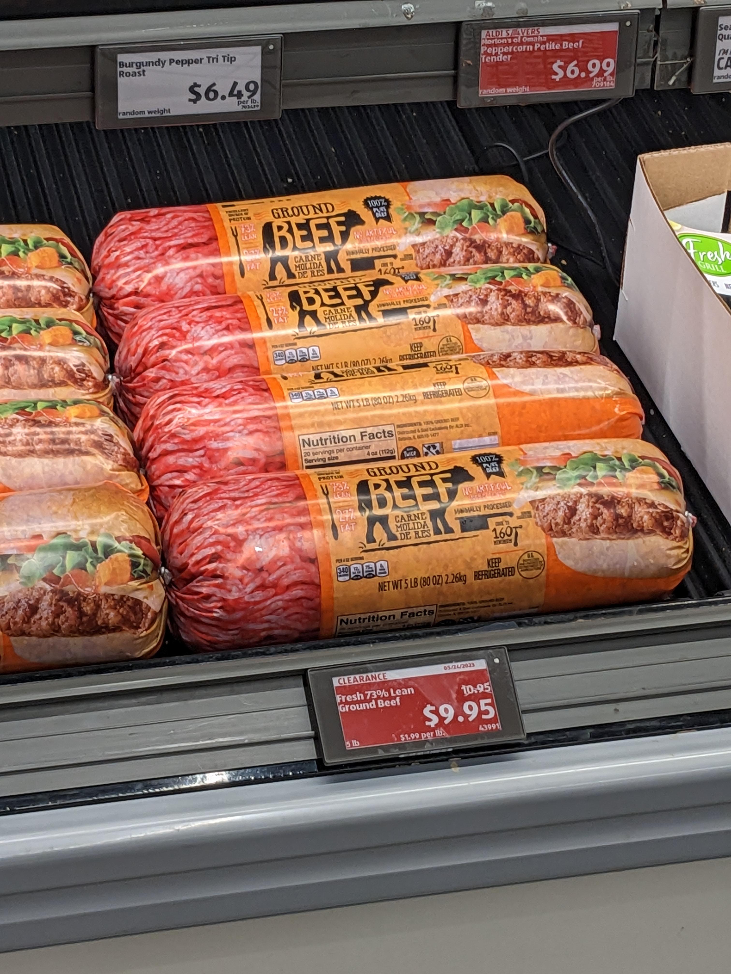 Related meat log r/aldi