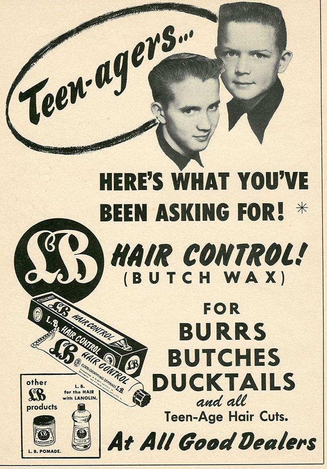 LB Butch Wax Ad r/rockabilly