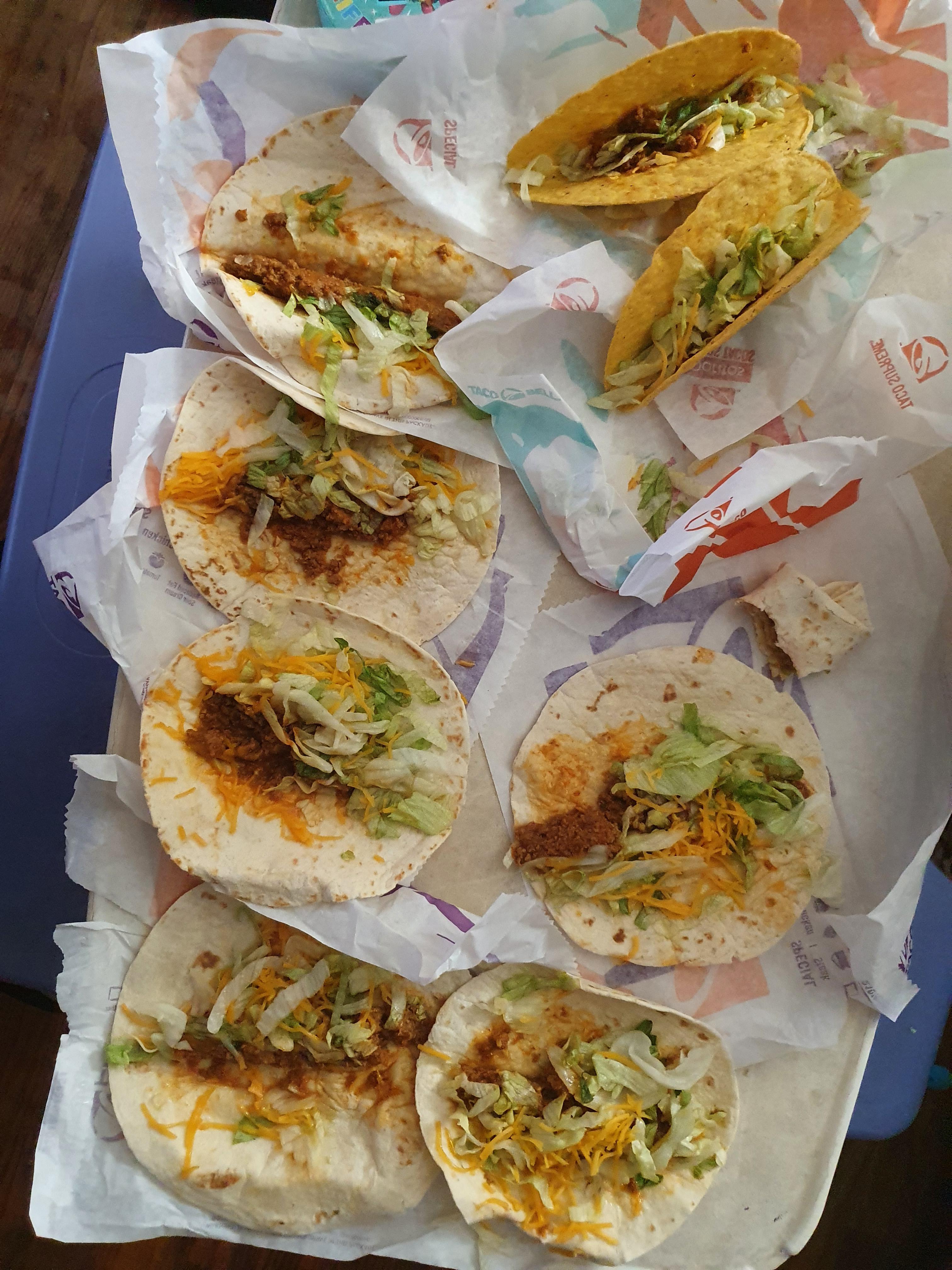 Ordered a taco party pack and was quite disappointed with the