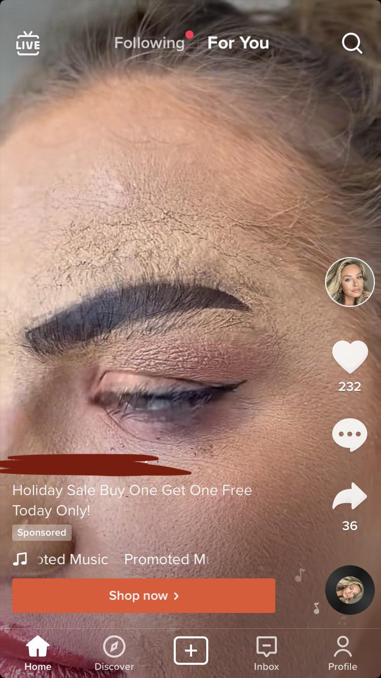 TikTok ad for eyebrow stencil🤢 r/BadMUAs