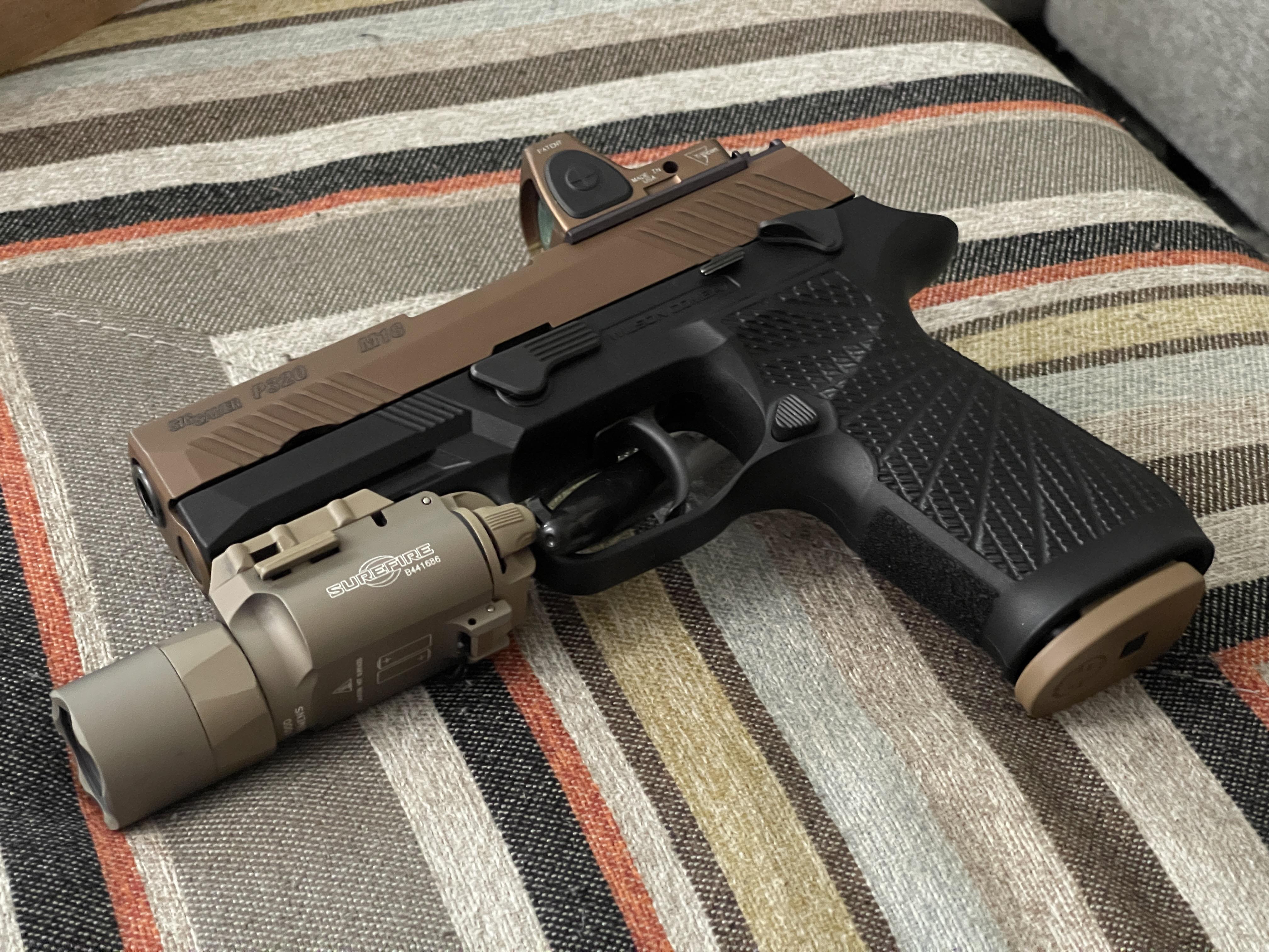 Wilson Combat grip arrived today for the M18 r/P320