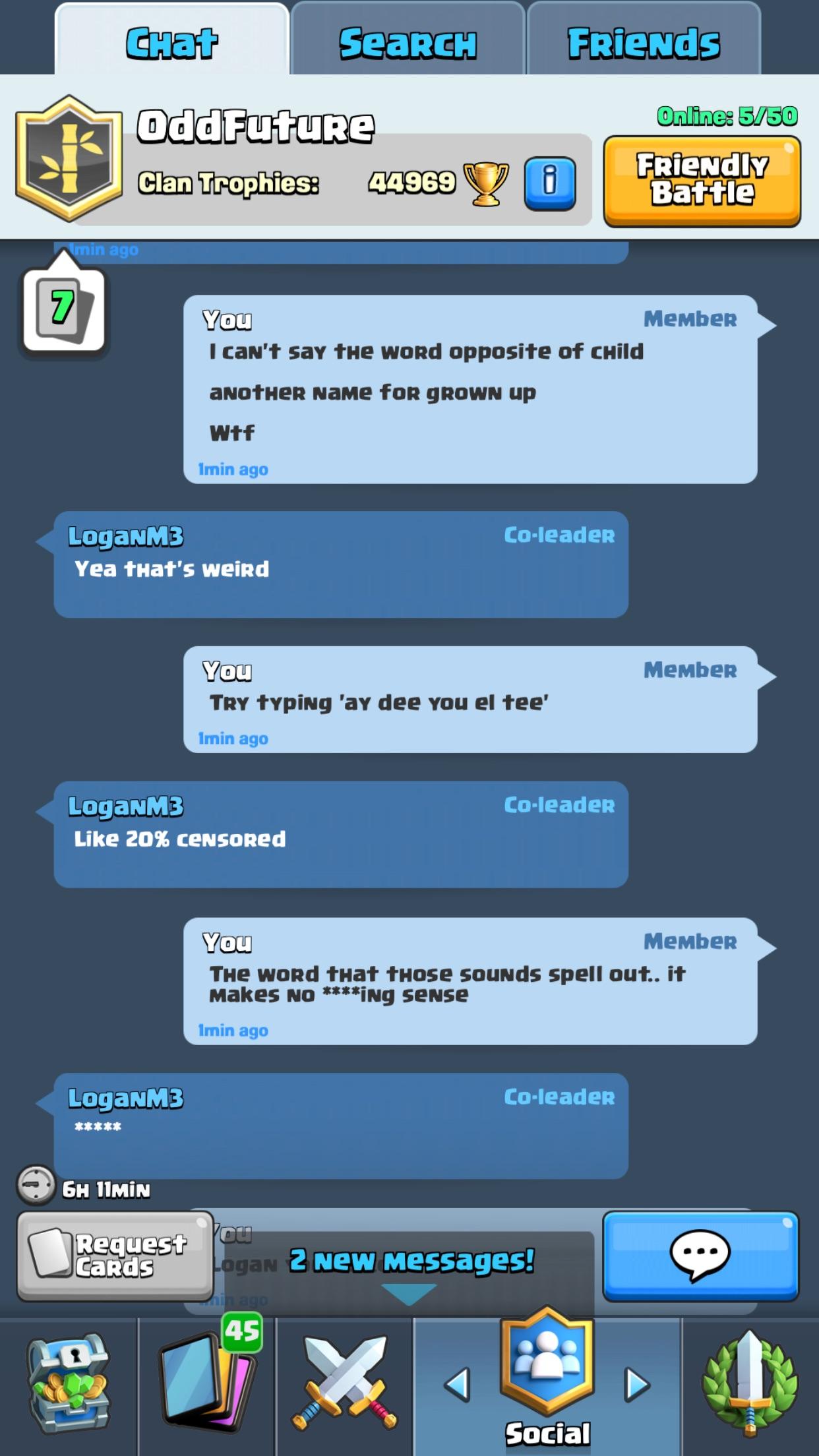 [Bug] New update Literally 20 of the English language is censored. Can't even say the word