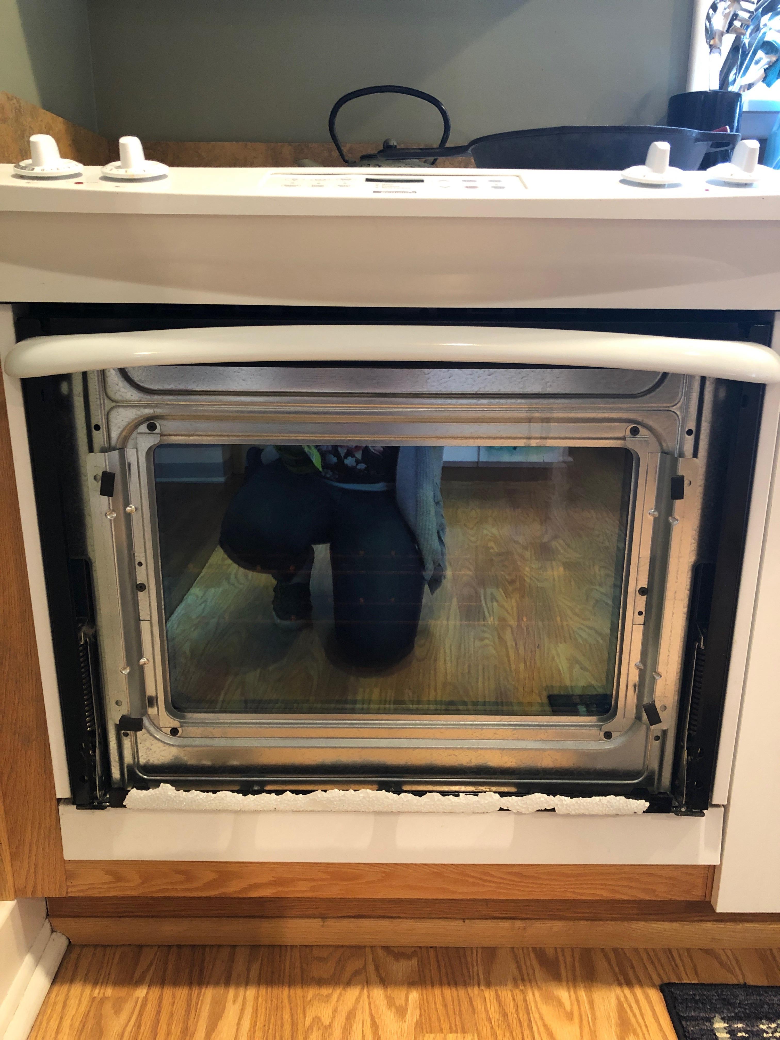 Here’s how my morning started. Just put the new handle on and then went to close the stove up