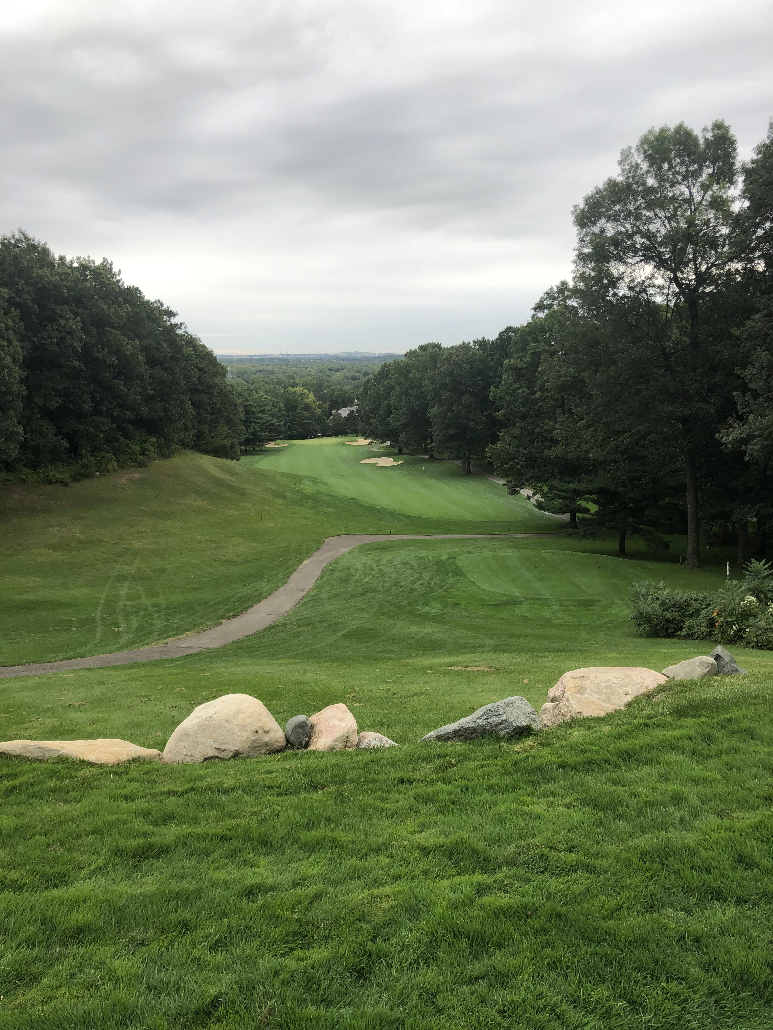1 par 4 349 downhill at Pine Knob 🌲 r/golf