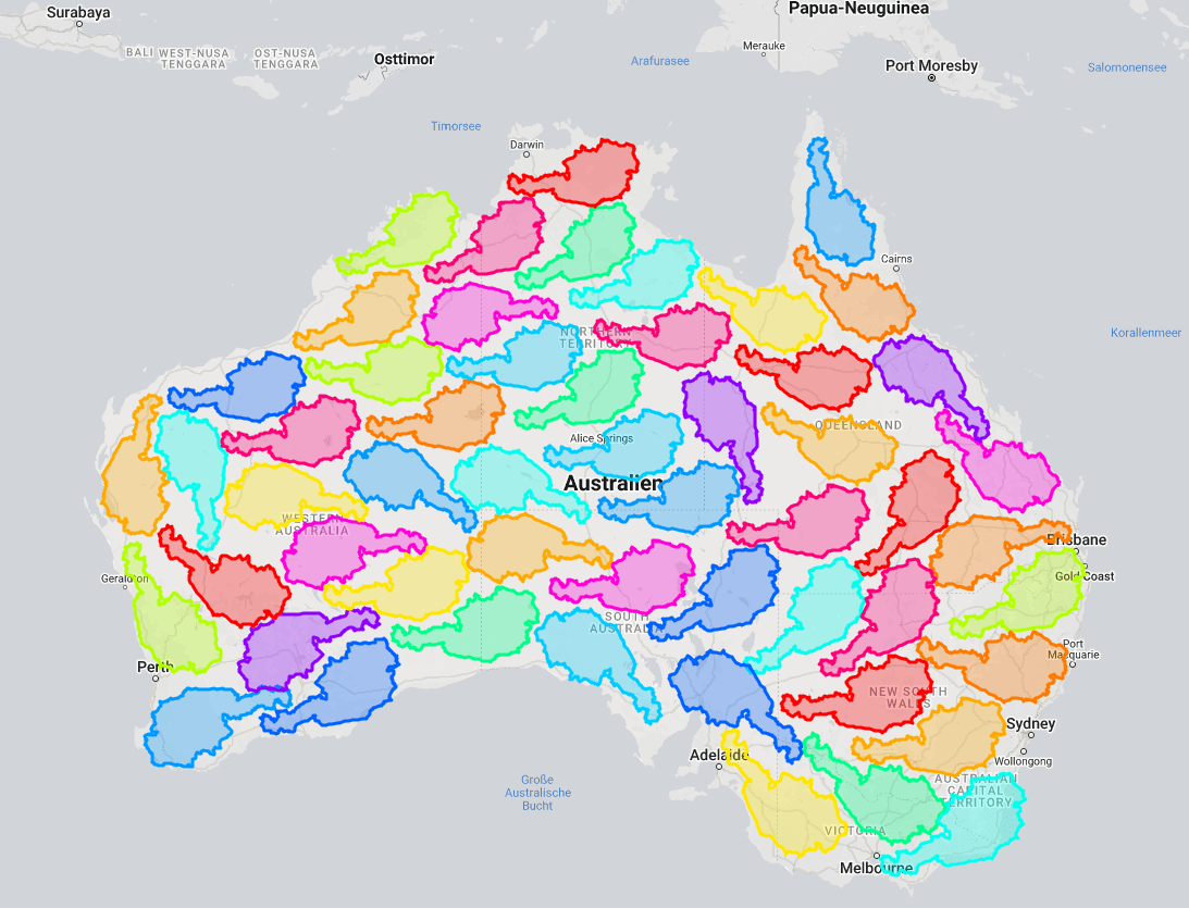Austria fits into Australia 53 times MapPorn