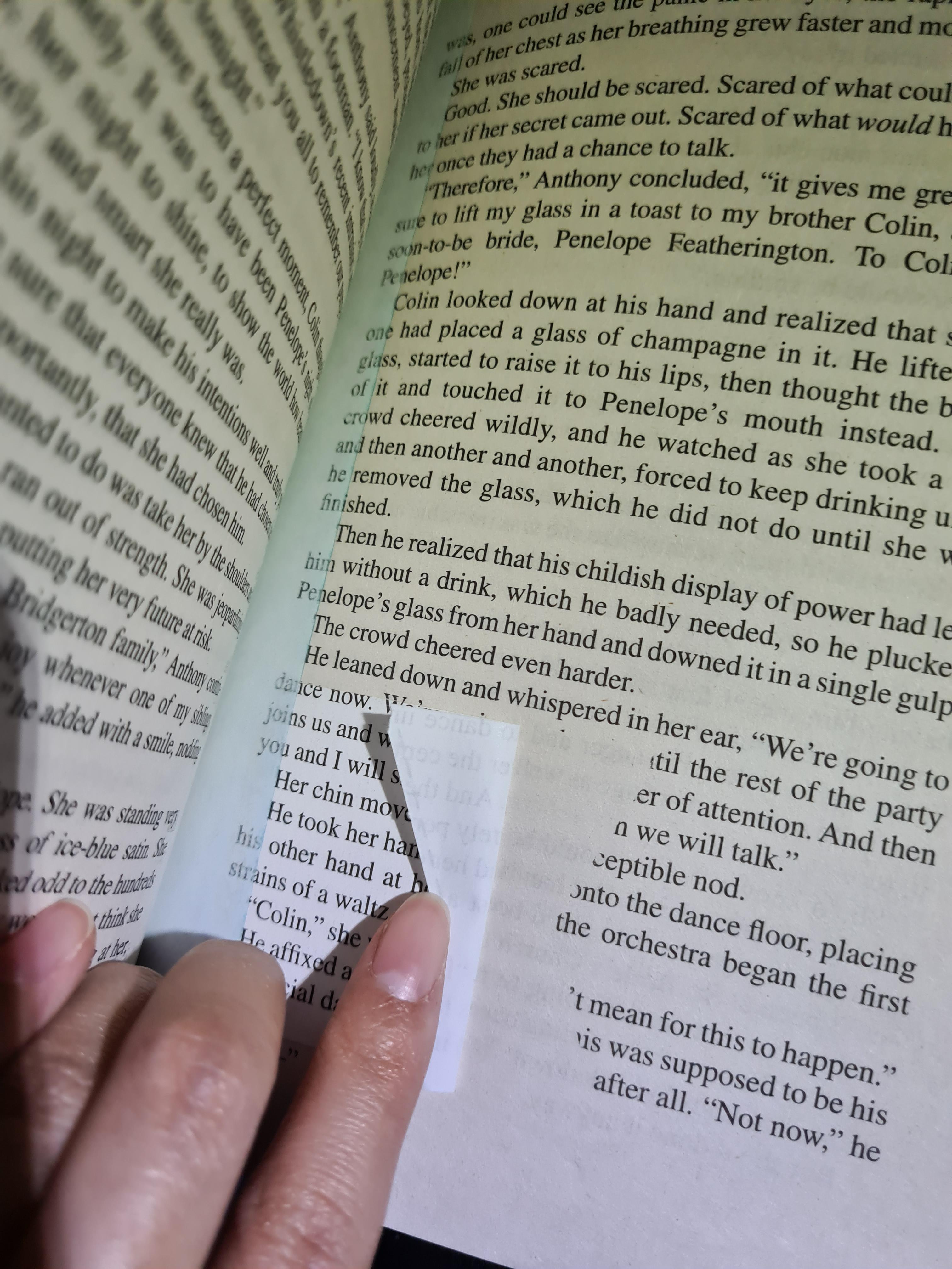 My book had a printing error and they stuck in this piece of paper to fix it r/mildlyinteresting