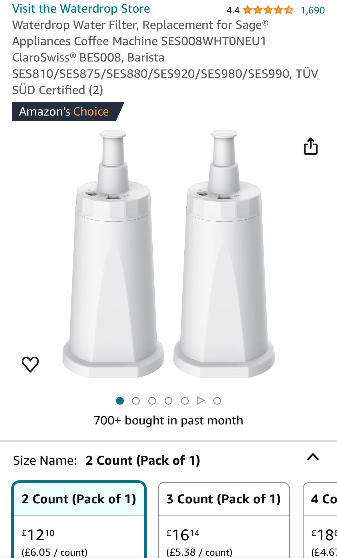 Knockoff Sage Water Filters r/espresso