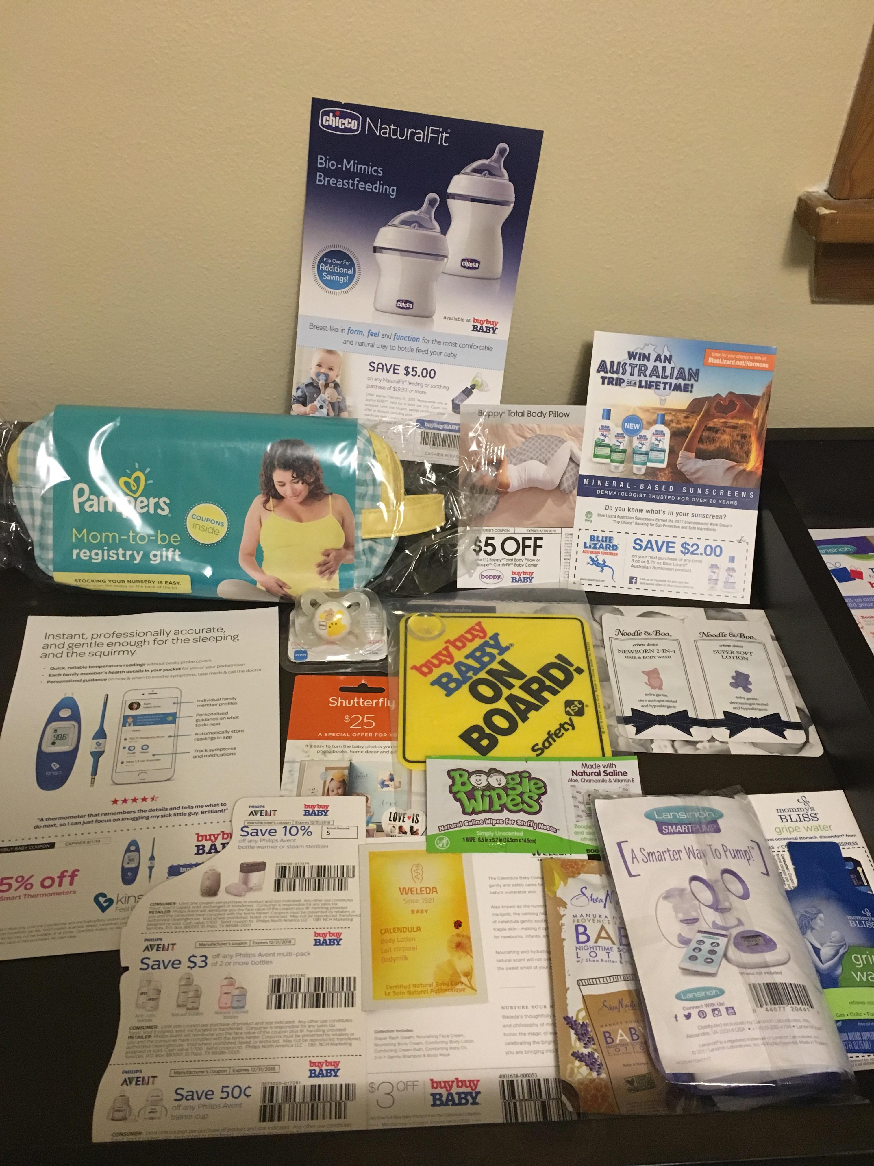 Buy Buy Baby gift bag we got for creating a baby registry!! r/BabyBumps