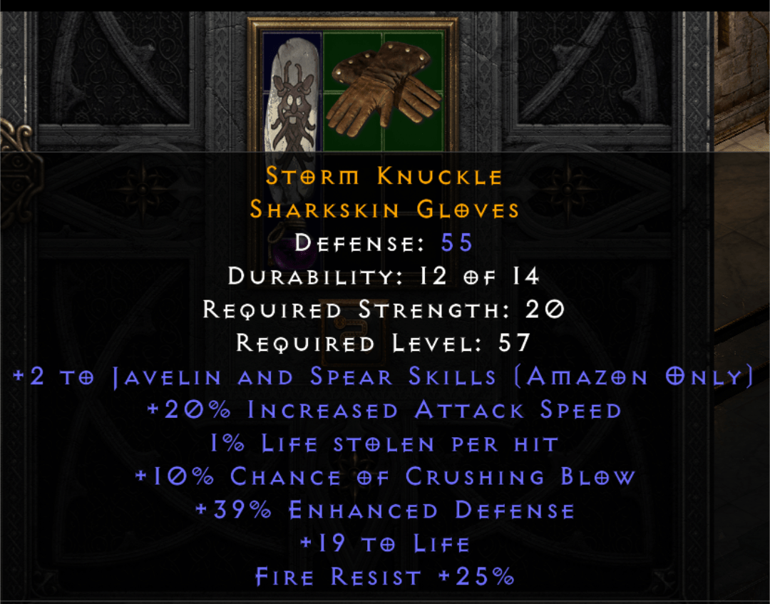 Crafted some killer javazon gloves last night r/Diablo