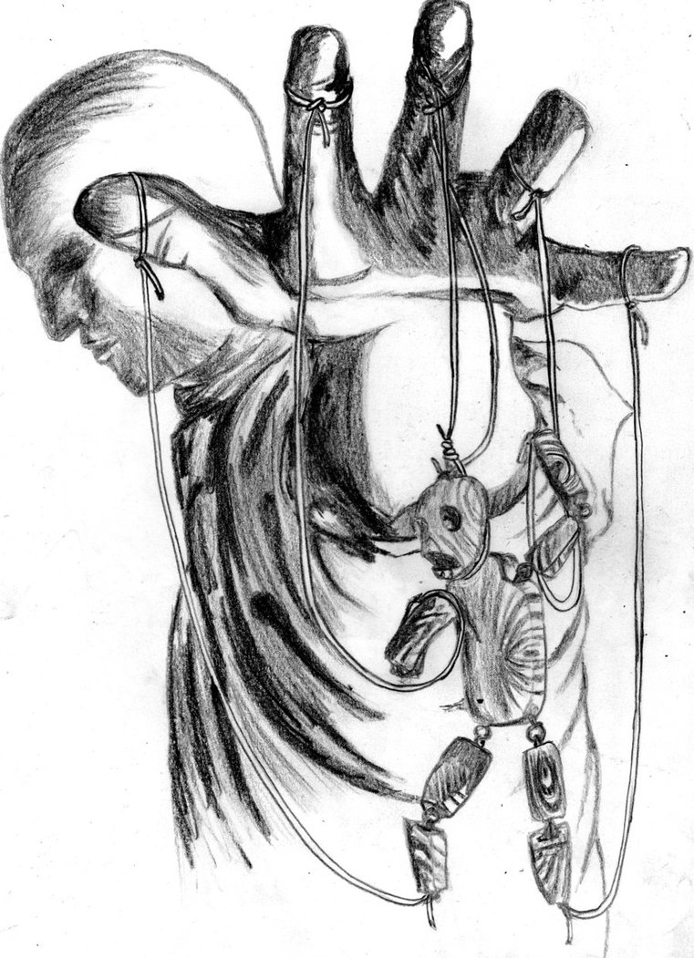 Drawing By Marcelo R. "Master of Puppets" drawing