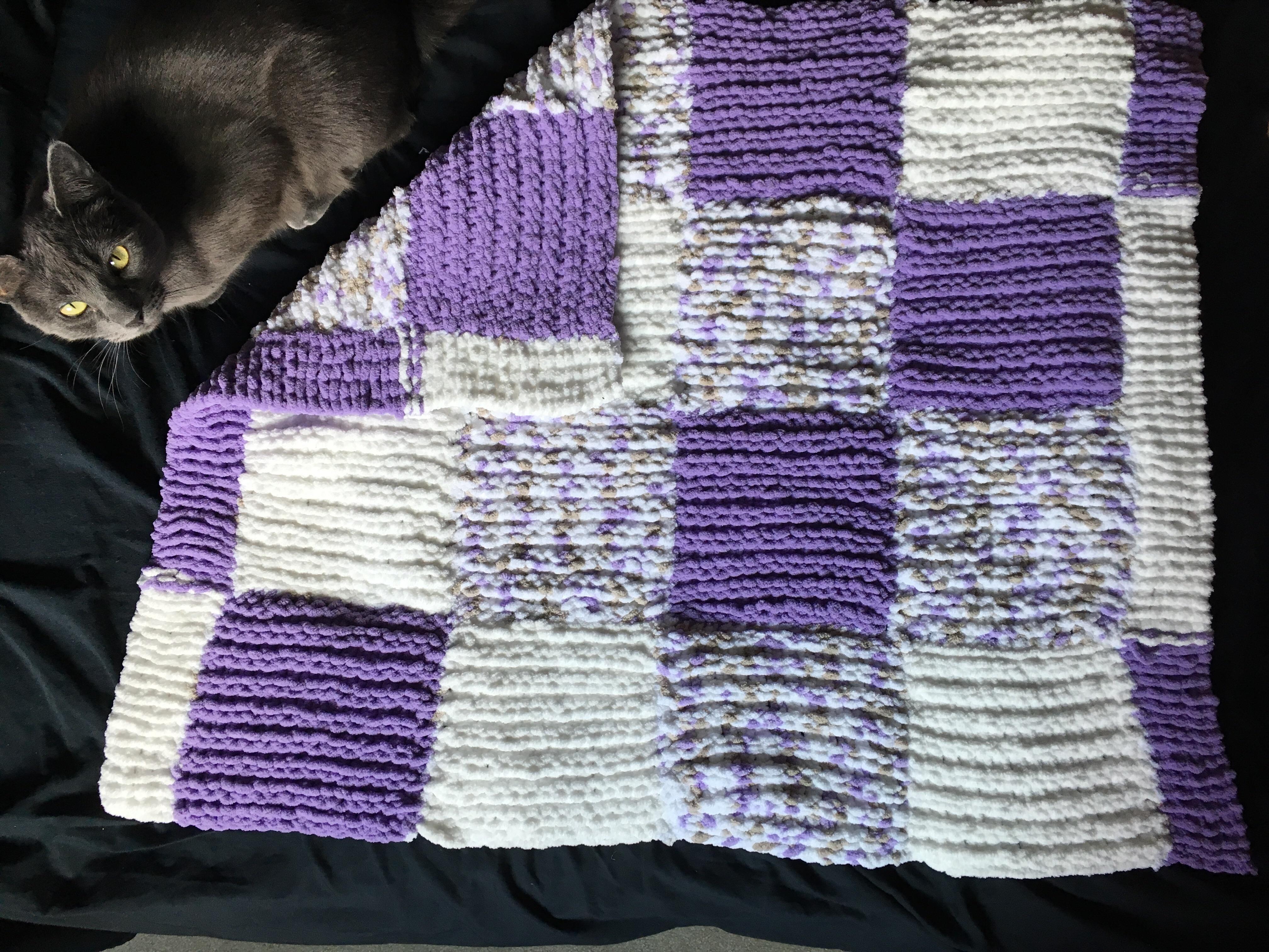 Completed my baby blanket! r/knitting