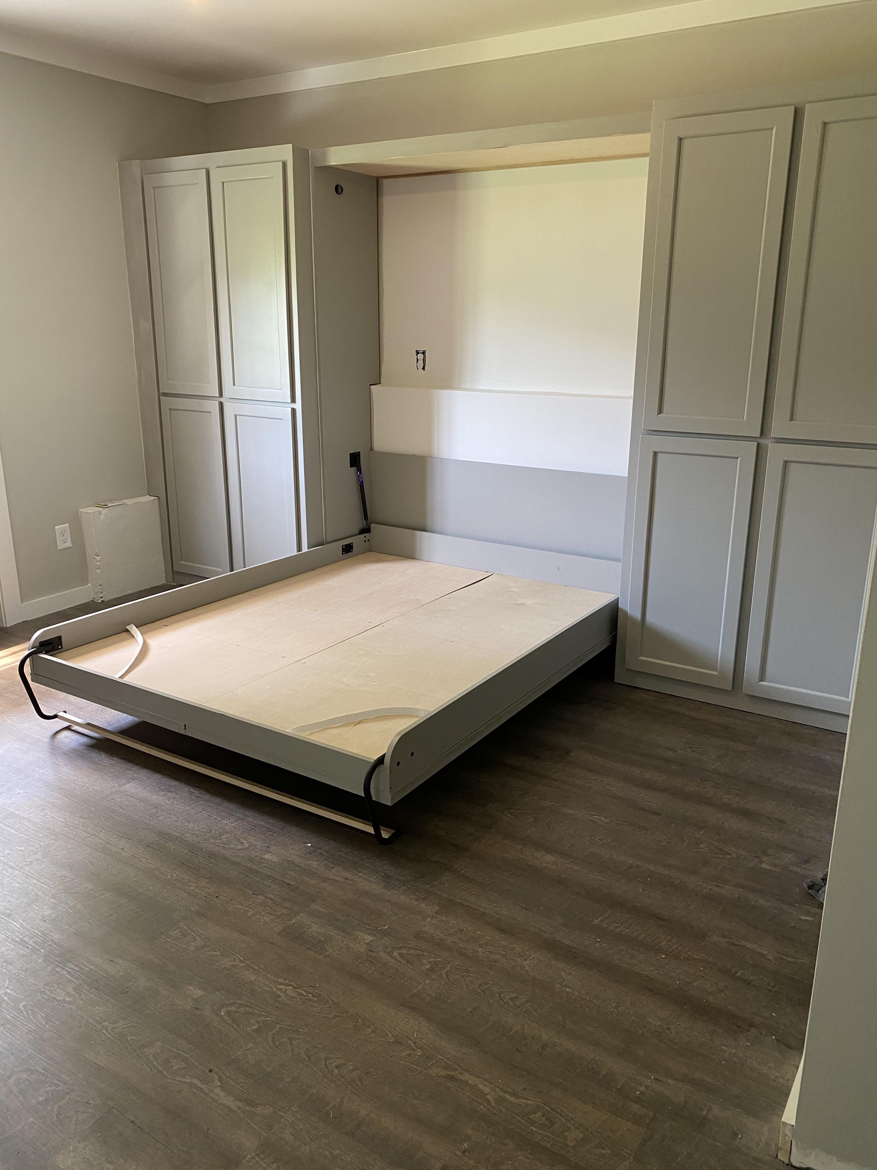 Murphy Bed and Side Closets r/woodworking