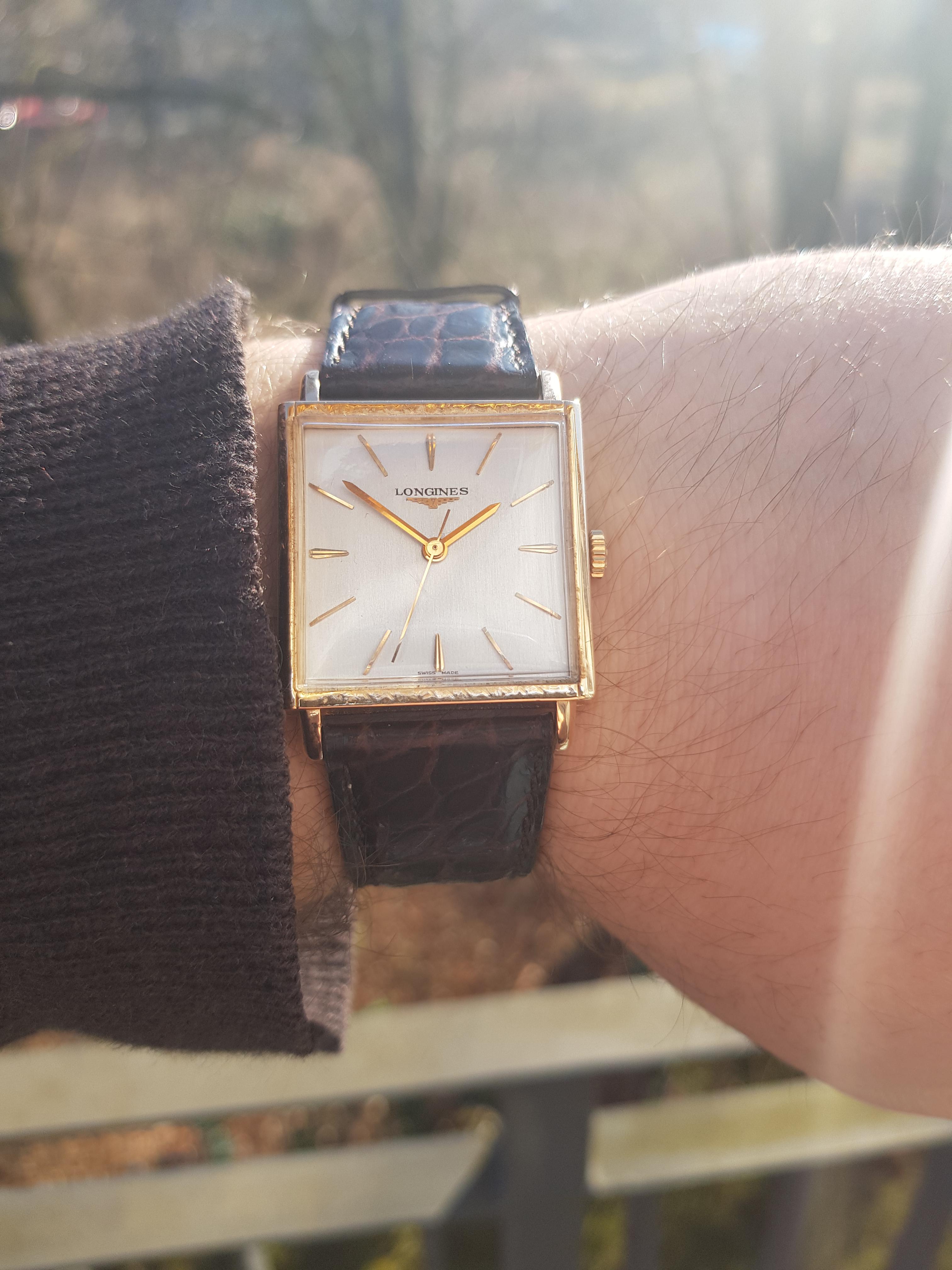 [Longines] Vintage gold square watch r/Watches