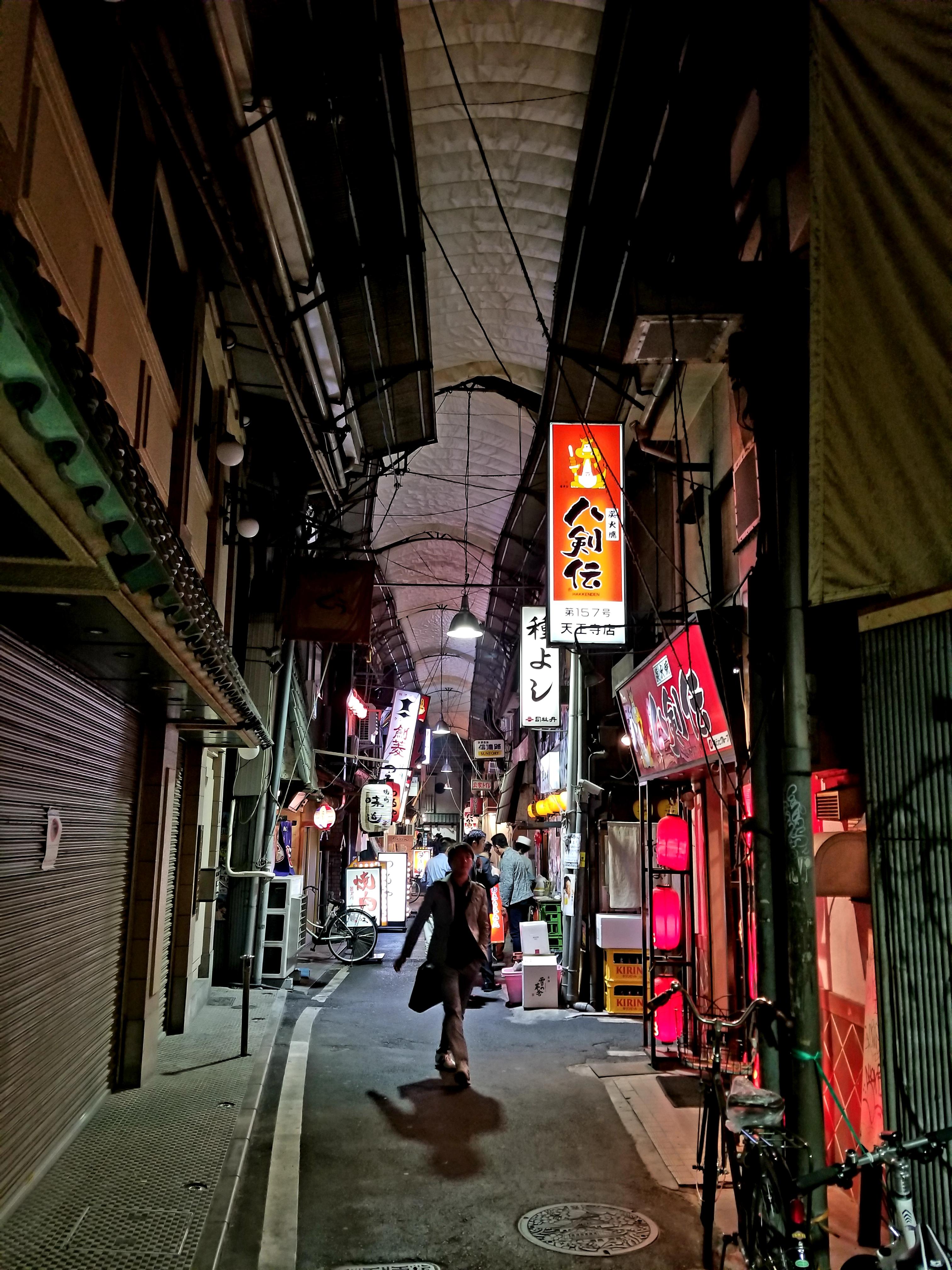 Back alley of Osaka, Japan r/pics