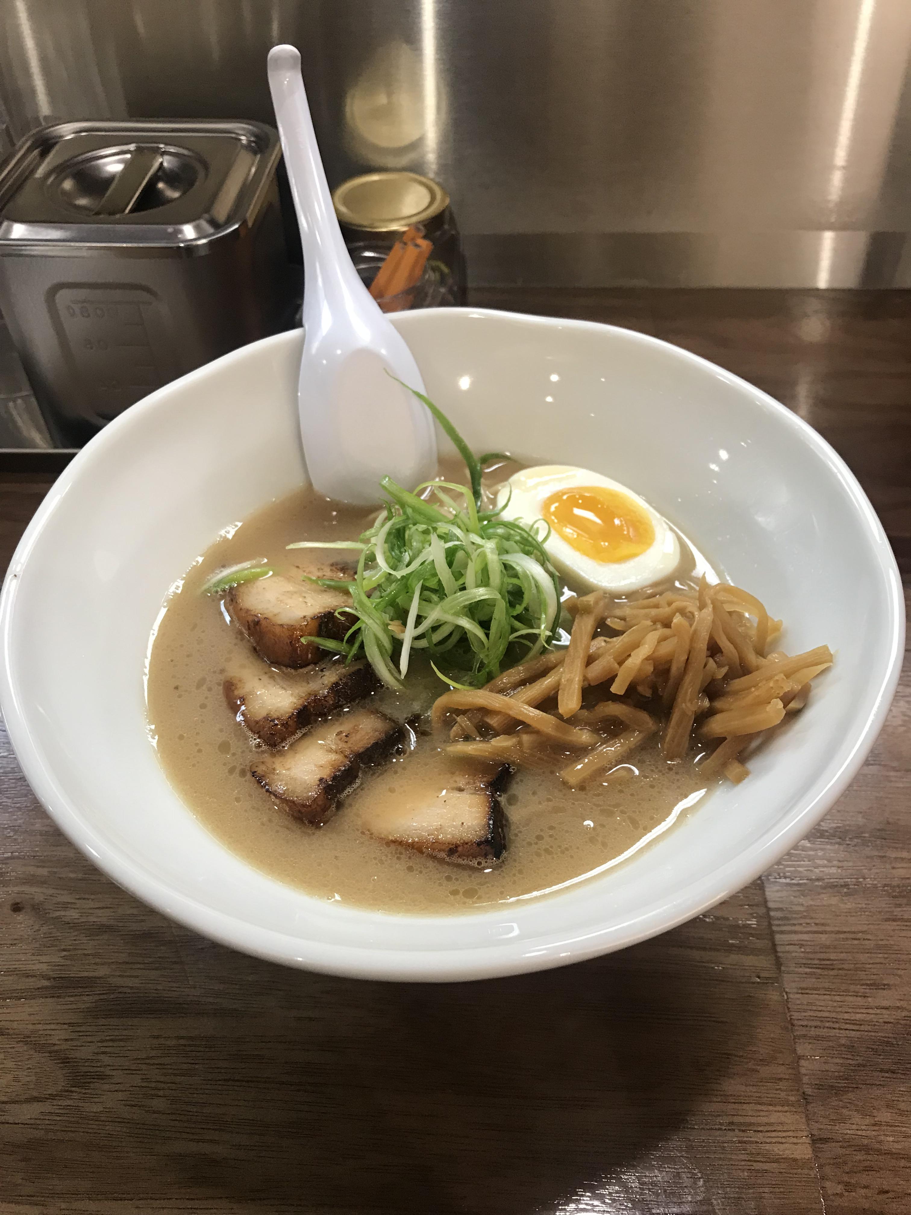 Tonkotsu ramen from Ramen Hashi, Las Vegas, NV. Their chashu is the
