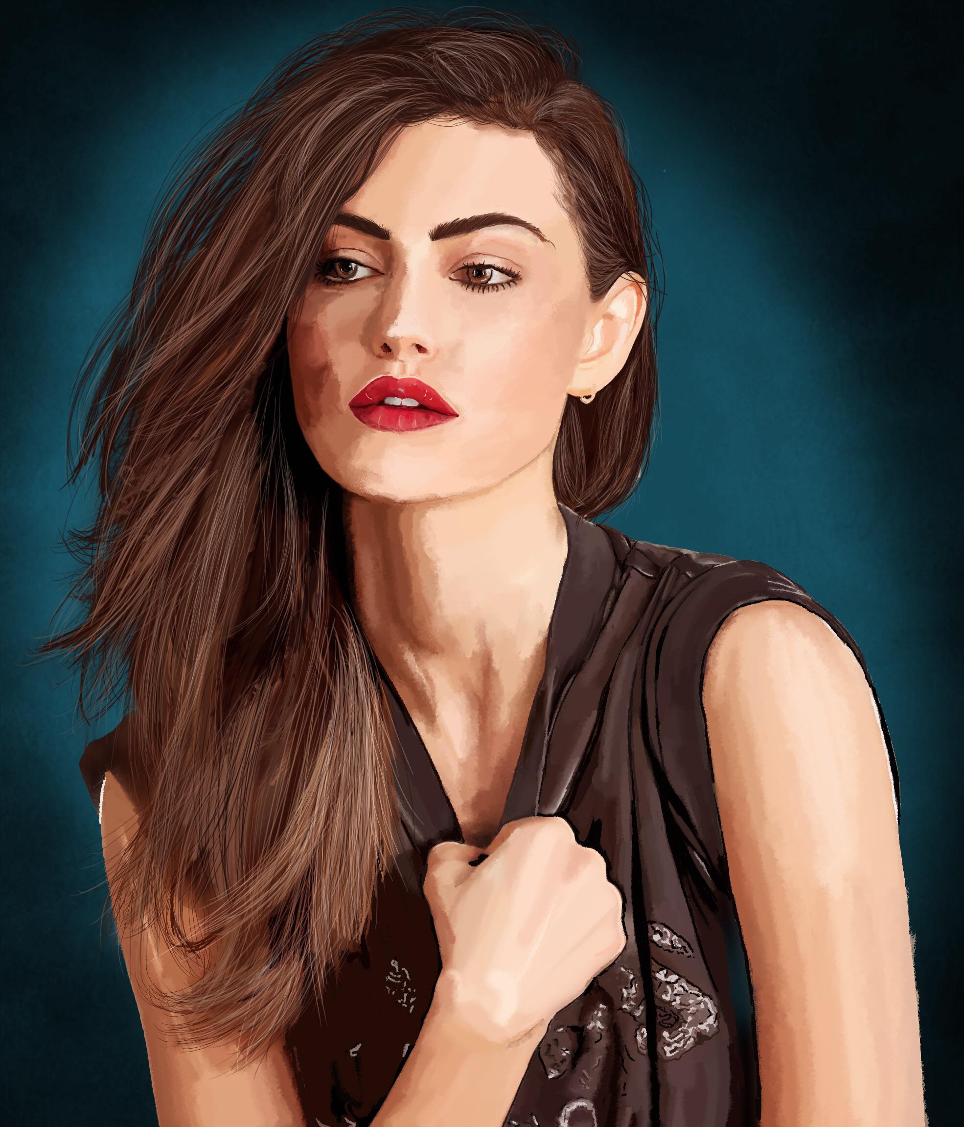 Made this digital painting of Phoebe r/TheOriginals