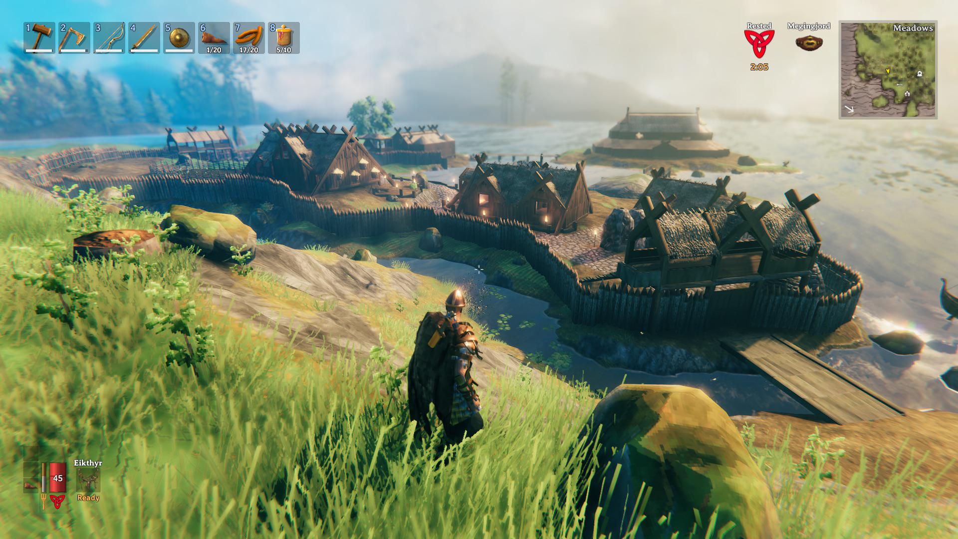 My little town with friends r/valheim