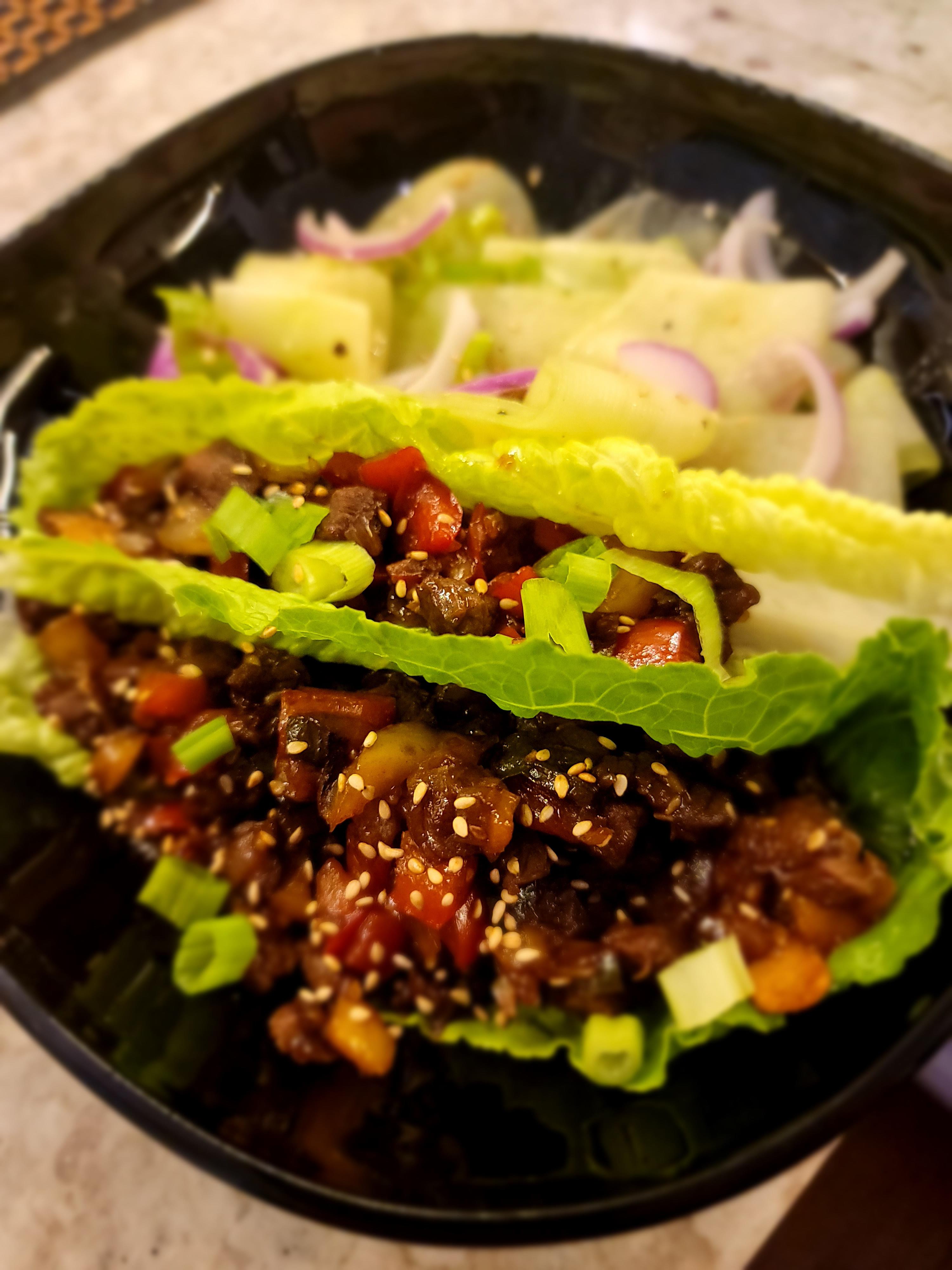 Teriyaki Beef Lettuce Wraps r/FoodPorn