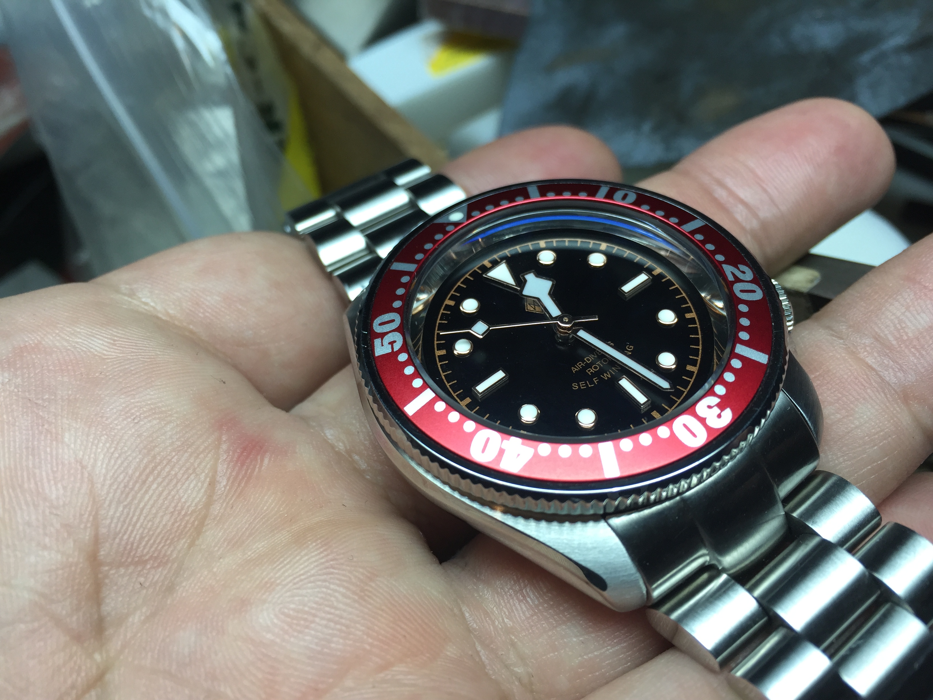 [Seiko] Finished my first mod Black Bay SKX r/Watches