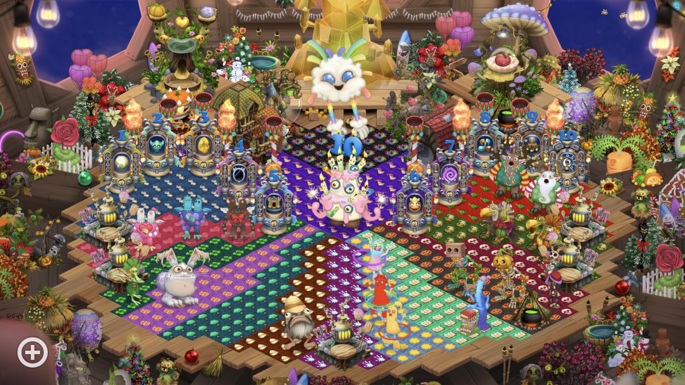 I finished decorating my Seasonal Shanty! The paths are organized in
