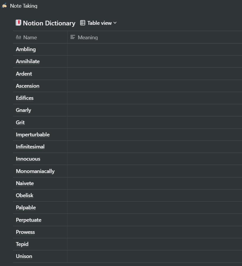 Hi all! I’ve started a notion dictionary & wondering how I can link an