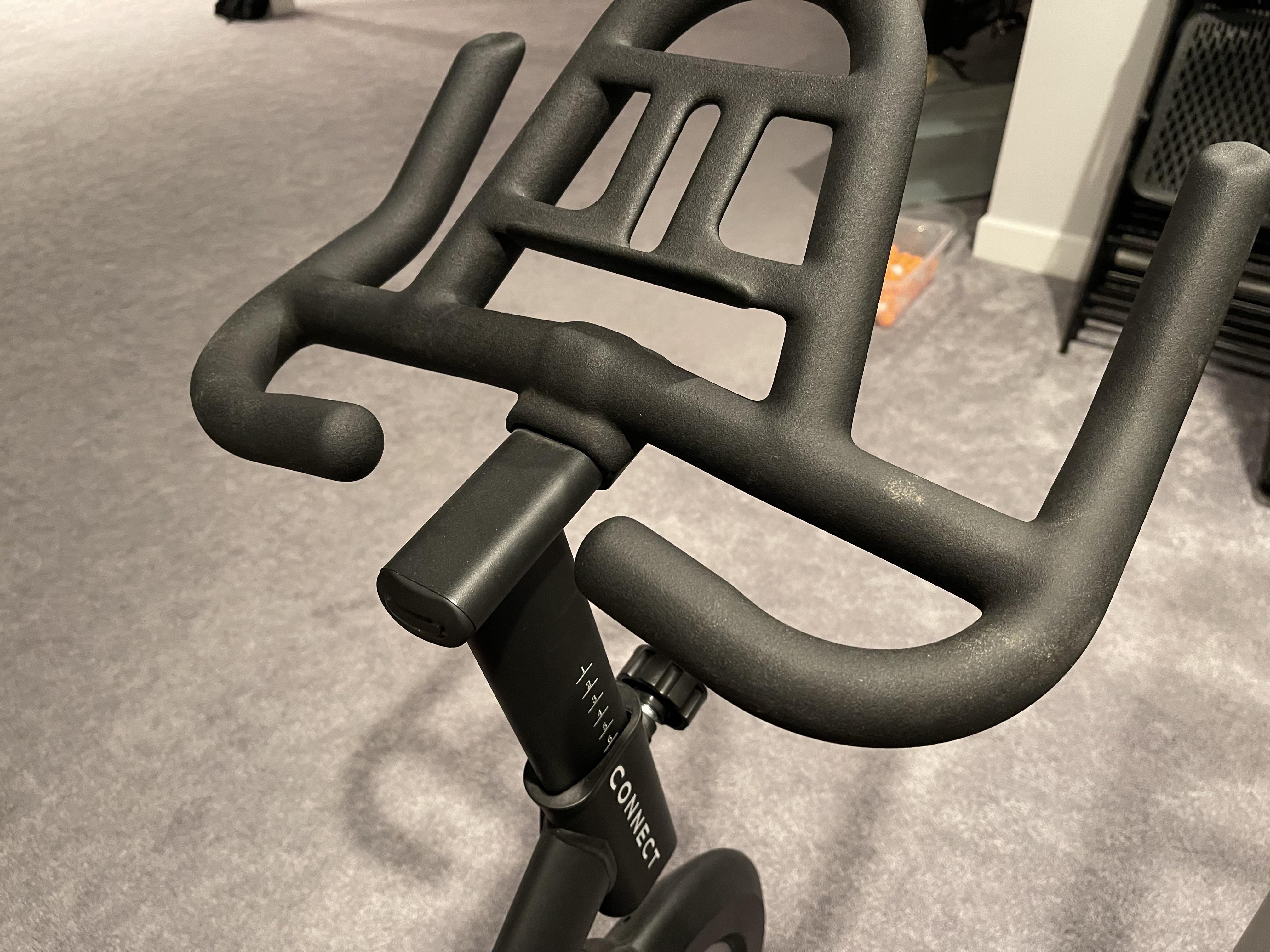 What can I attach to these spin bike handles to extend them backwards
