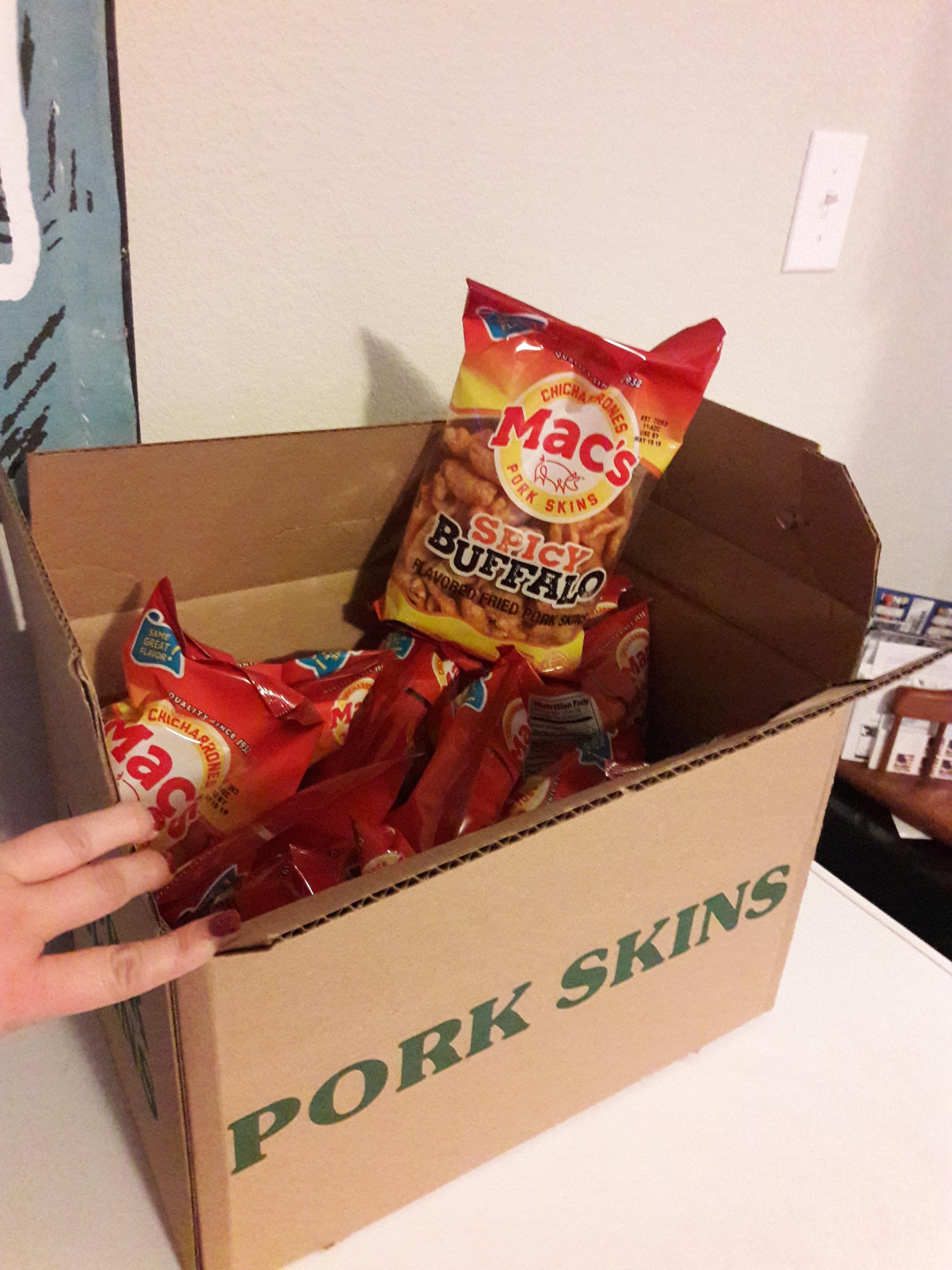 My favorite snack is always out of stock. This is why I love online