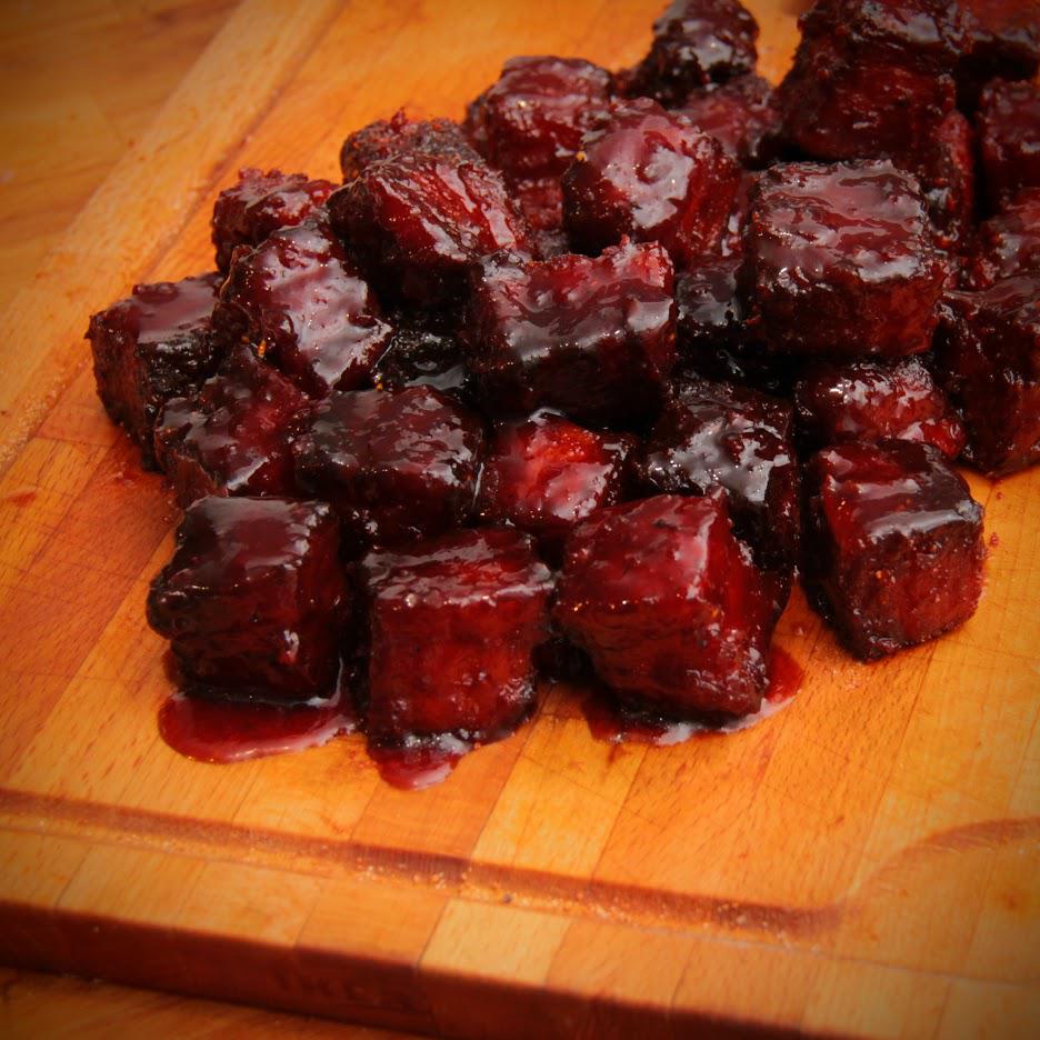[Homemade] Candied Bacon Cubes (aka Pork Belly Burnt Ends) r/food