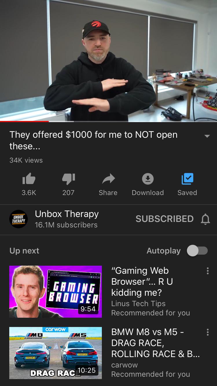 Reminds me of that mystery brand scam r/Unboxtherapy