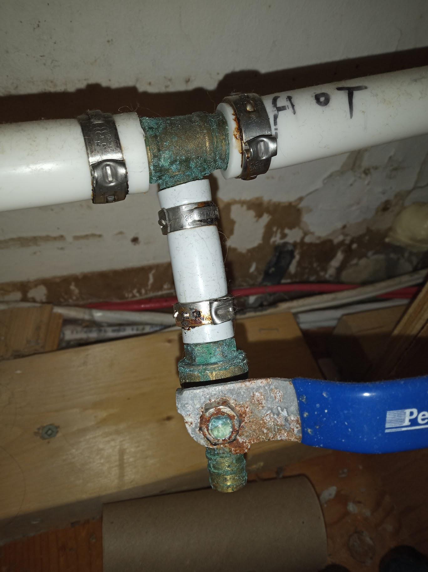 These fitting are just over a year old. Any ideas why they're corroded