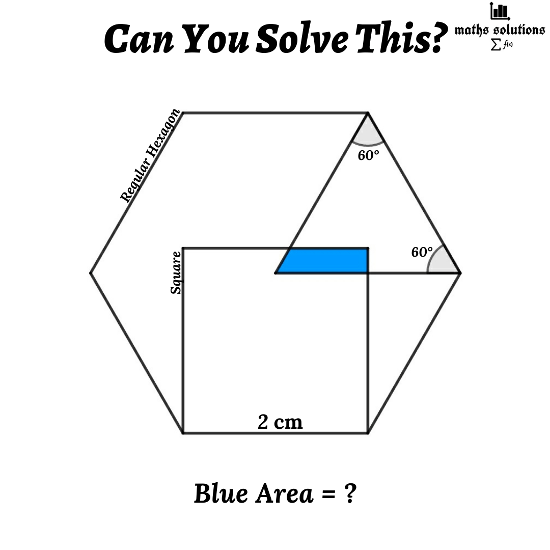 Blue Area = ? r/Geometry