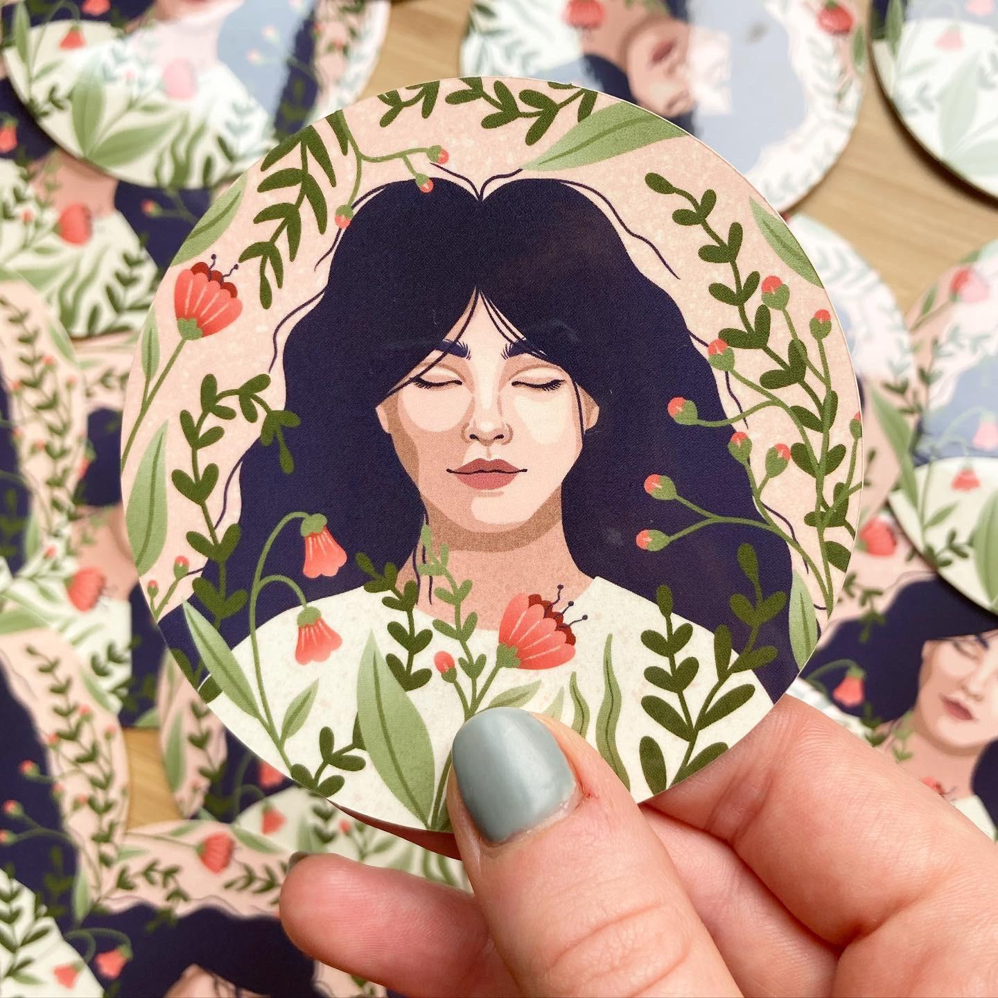 Flowery vinyl stickers 🌿 r/sticker