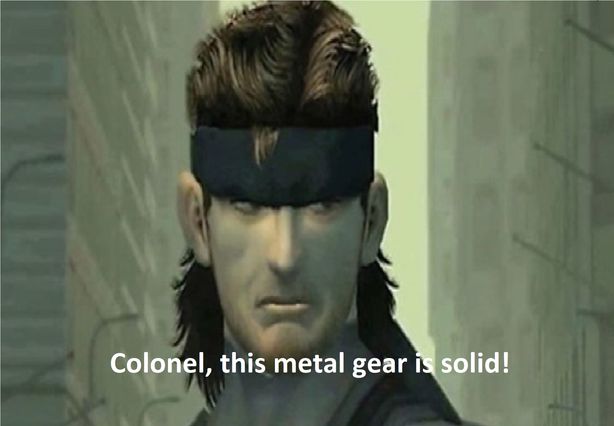 This is My Favourite Quote of Solid Snake from Metal Gear Solid r