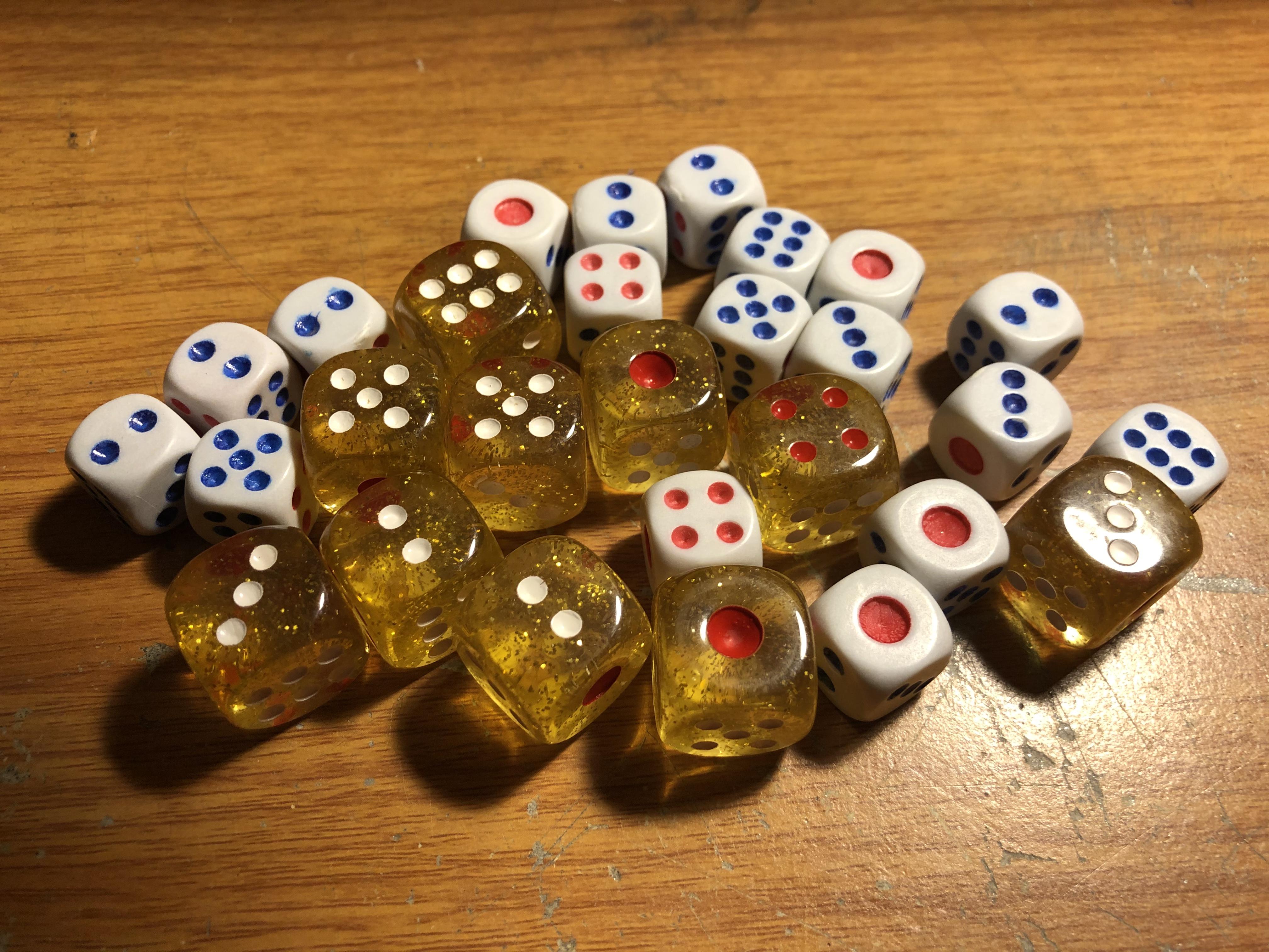 A small collection of Asian dice r/dice